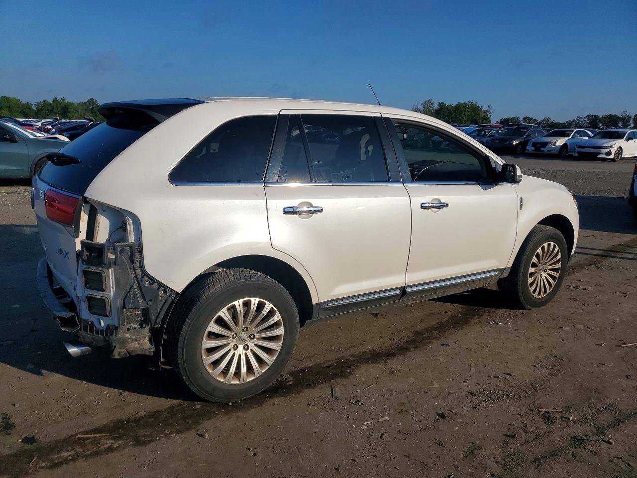 2014 Lincoln Mkx White vin: 2LMDJ6JK6EBL00357