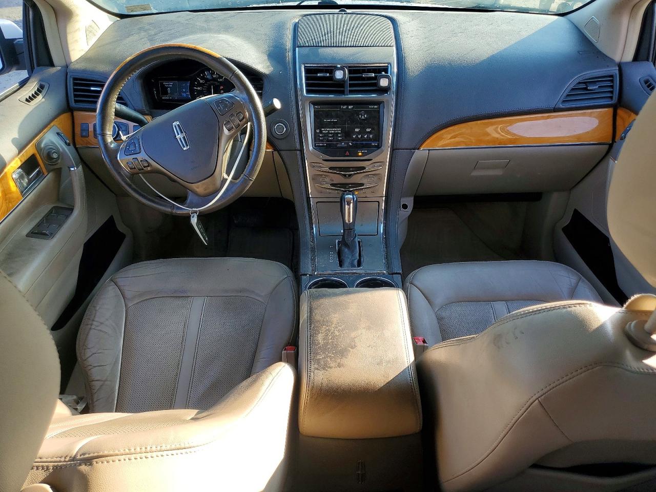 2014 Lincoln Mkx White vin: 2LMDJ6JK6EBL00357
