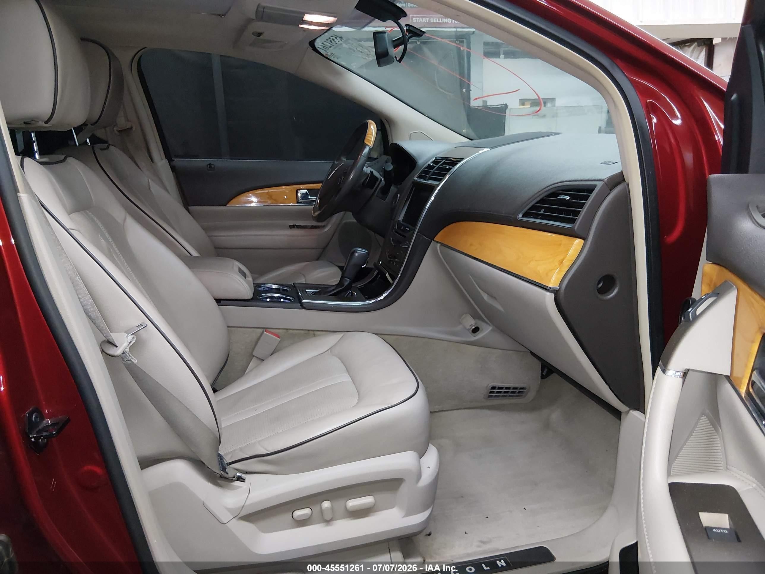 2014 Lincoln Mkx   Red vin: 2LMDJ6JK6EBL13500