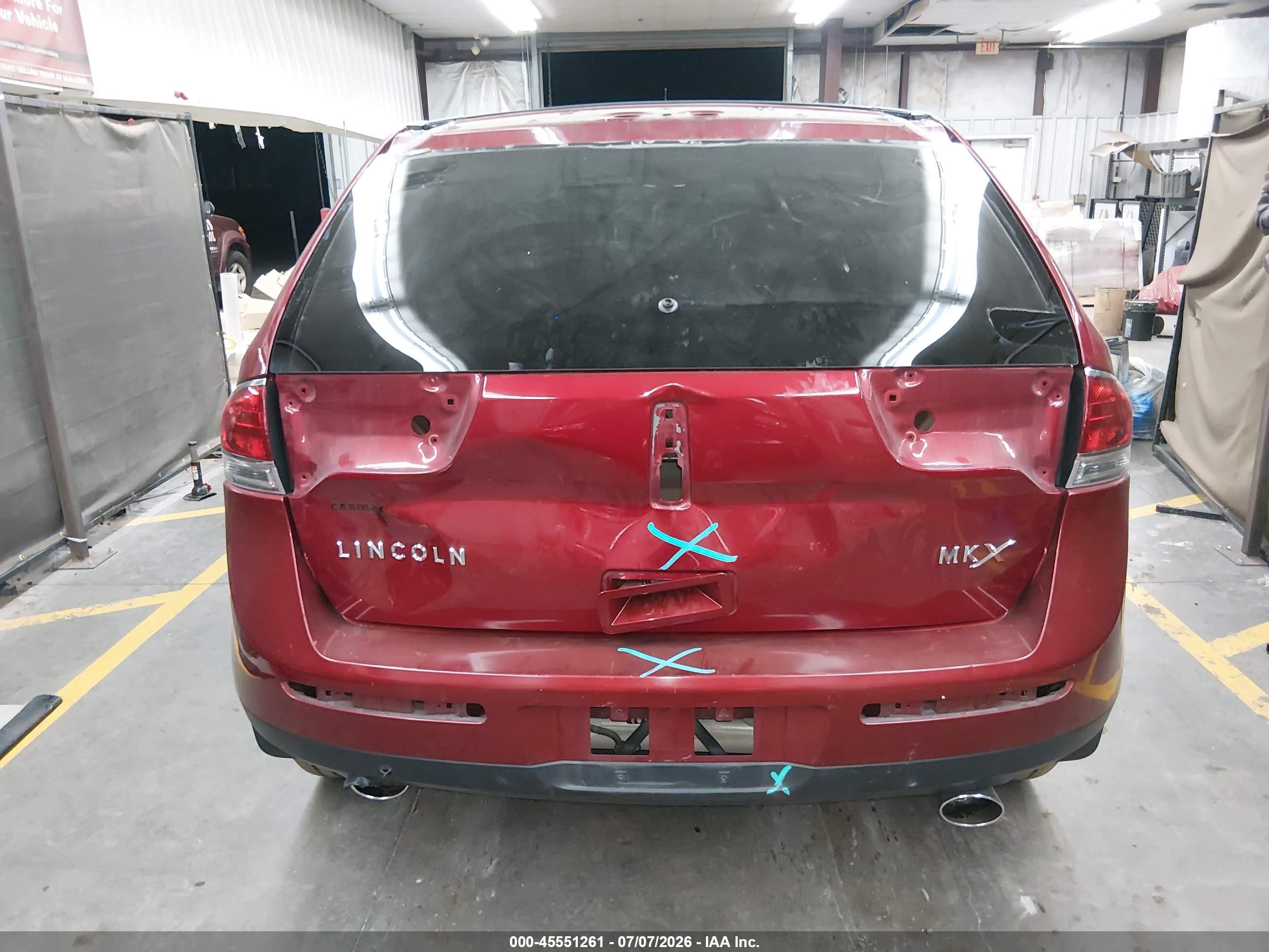 2014 Lincoln Mkx   Red vin: 2LMDJ6JK6EBL13500