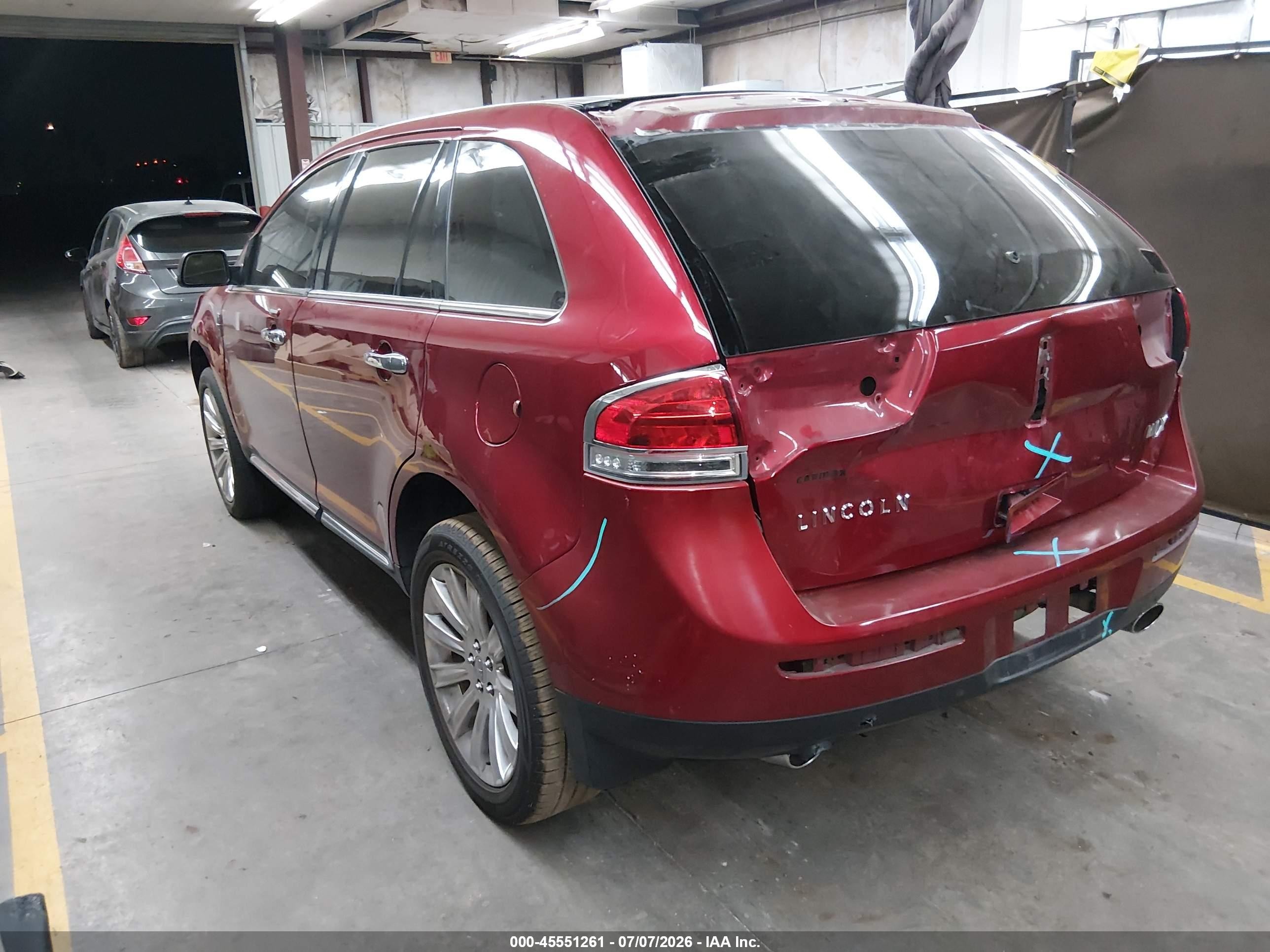 2014 Lincoln Mkx   Red vin: 2LMDJ6JK6EBL13500