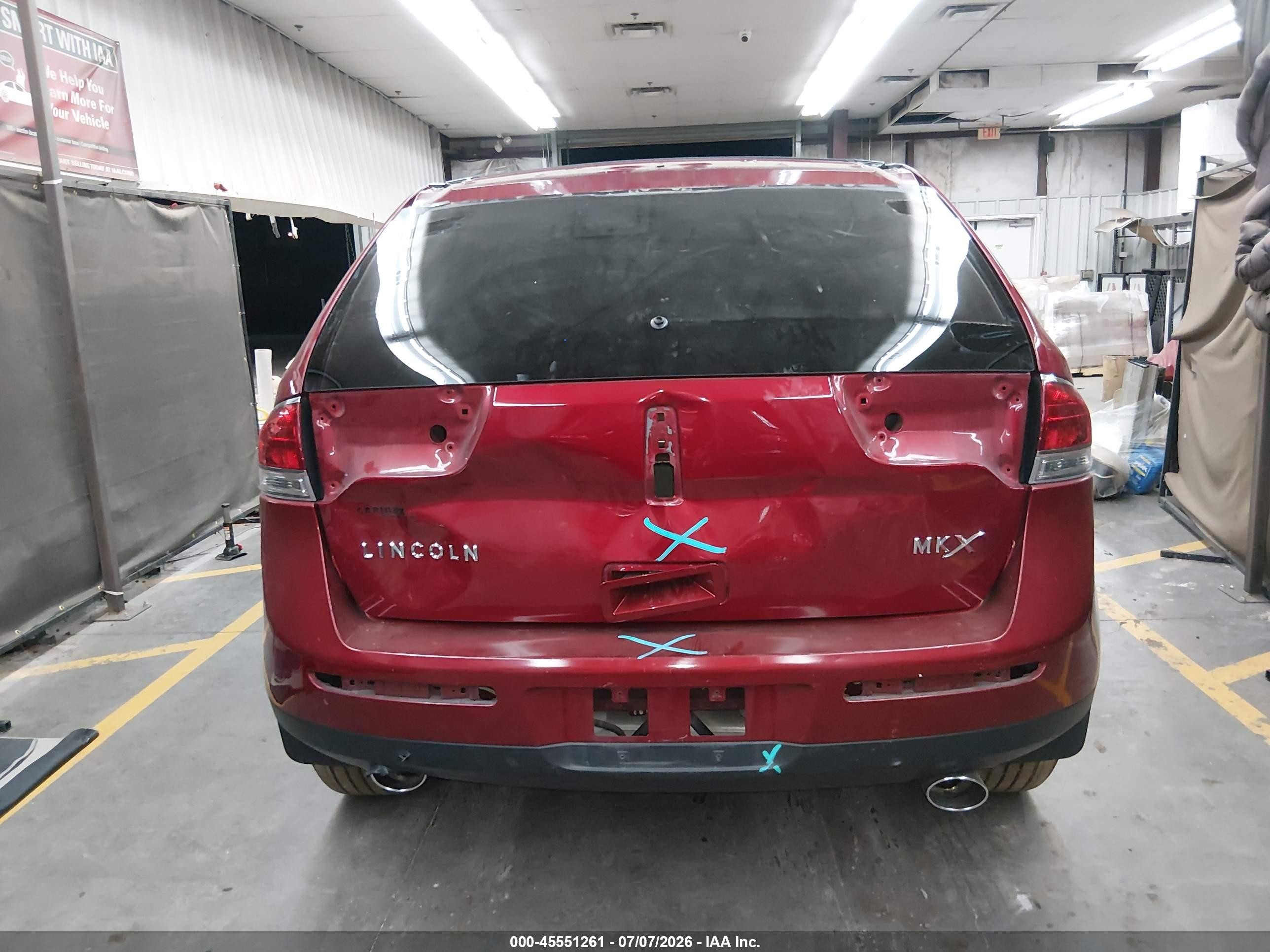 2014 Lincoln Mkx   Red vin: 2LMDJ6JK6EBL13500