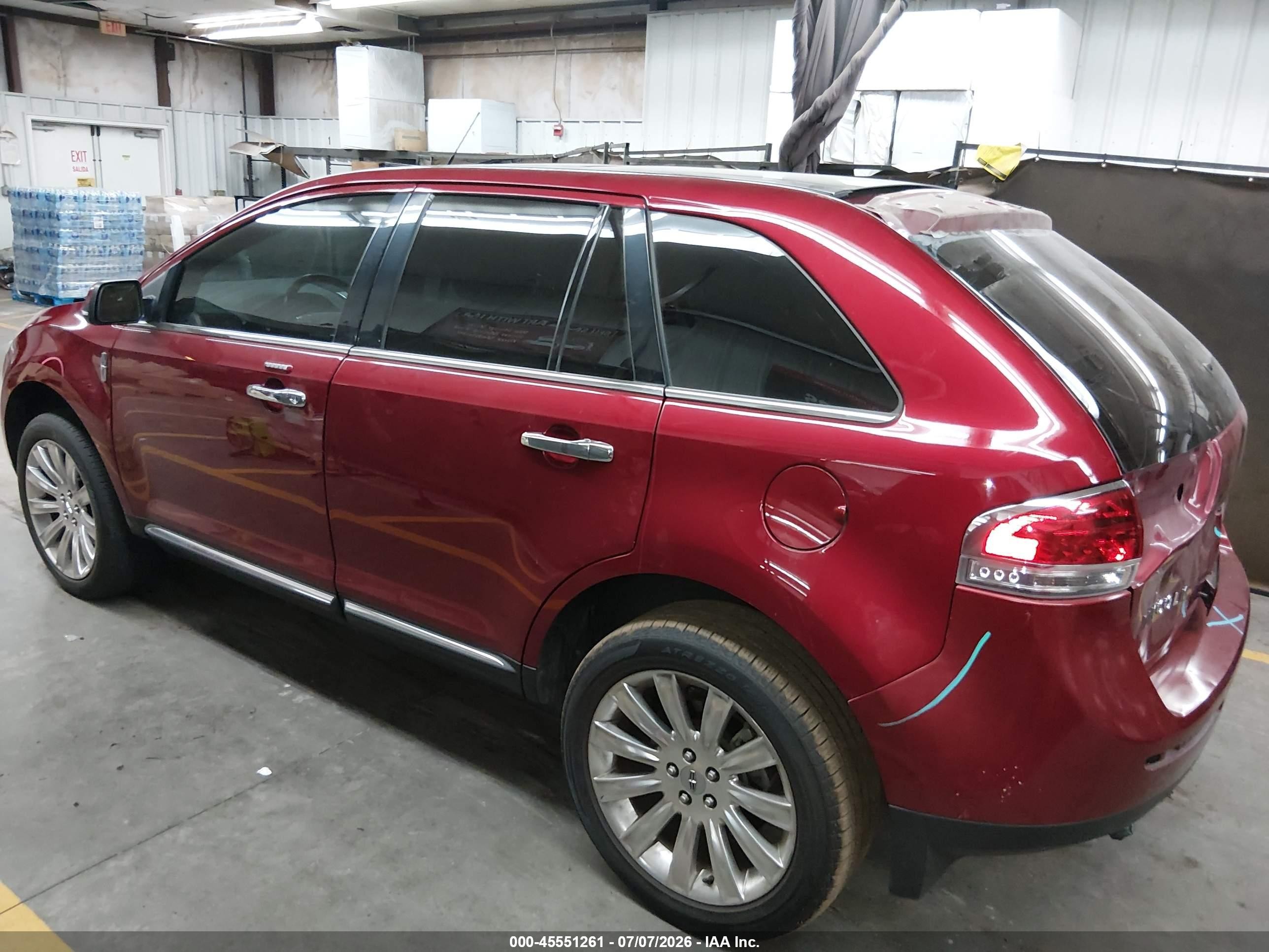 2014 Lincoln Mkx   Red vin: 2LMDJ6JK6EBL13500