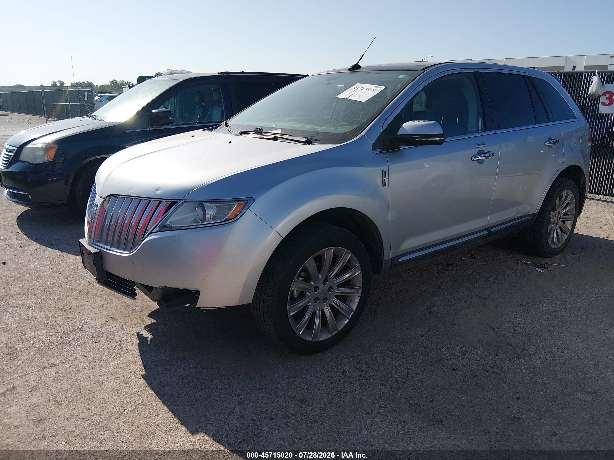 2014 Lincoln Mkx   Silver vin: 2LMDJ6JK6EBL17126