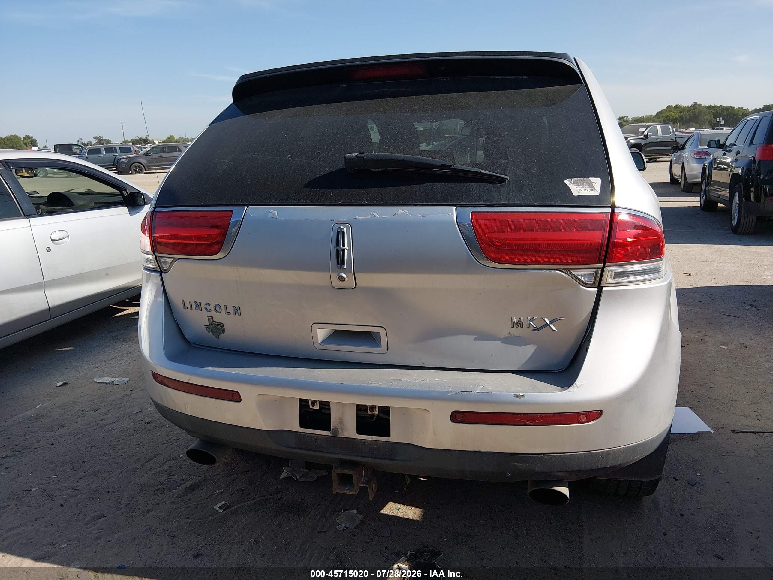 2014 Lincoln Mkx   Silver vin: 2LMDJ6JK6EBL17126