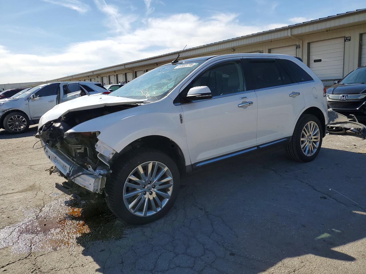 2015 Lincoln Mkx White vin: 2LMDJ6JK6FBL23946