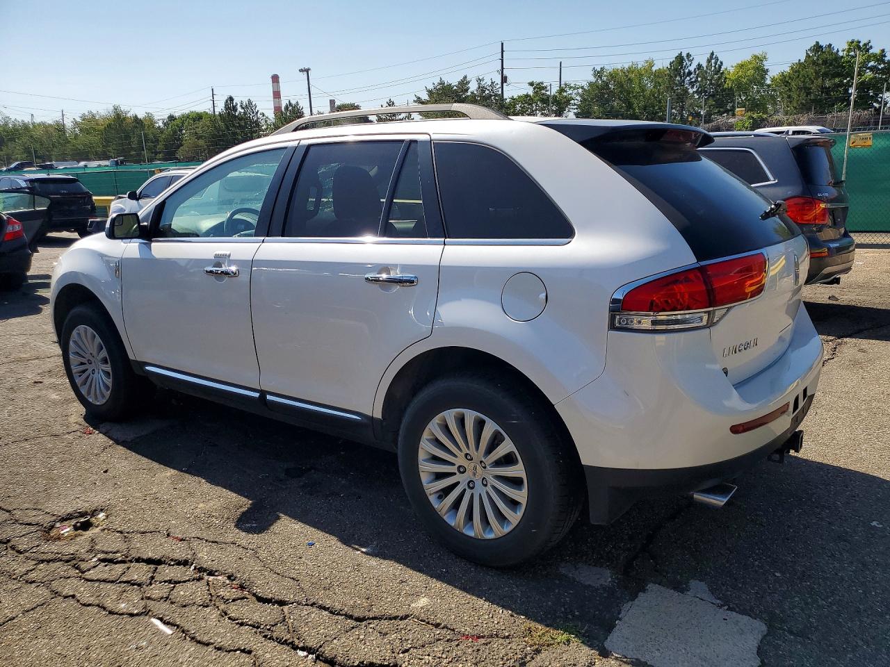 2011 Lincoln Mkx White vin: 2LMDJ6JK7BBJ23409