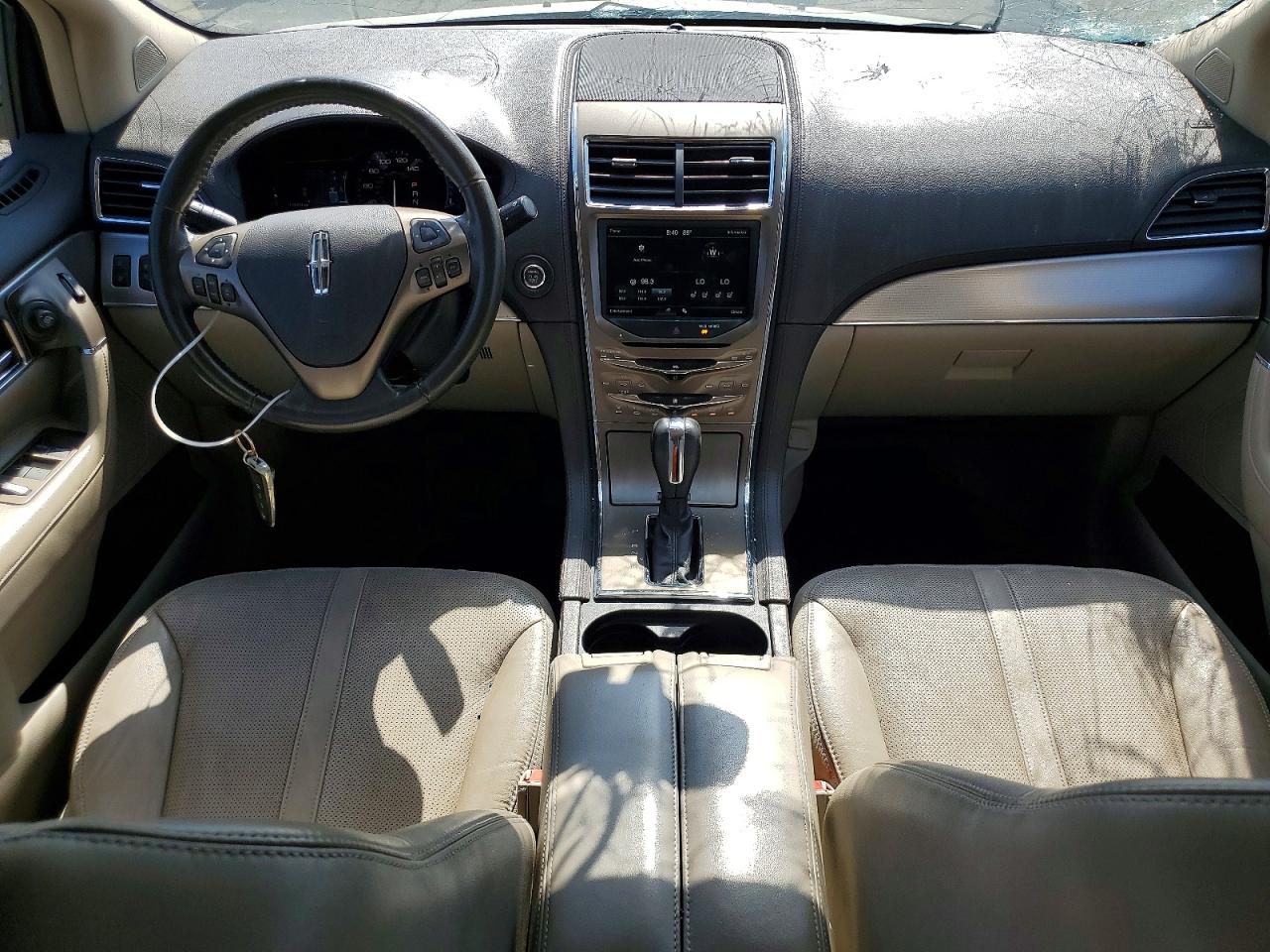 2011 Lincoln Mkx White vin: 2LMDJ6JK7BBJ23409