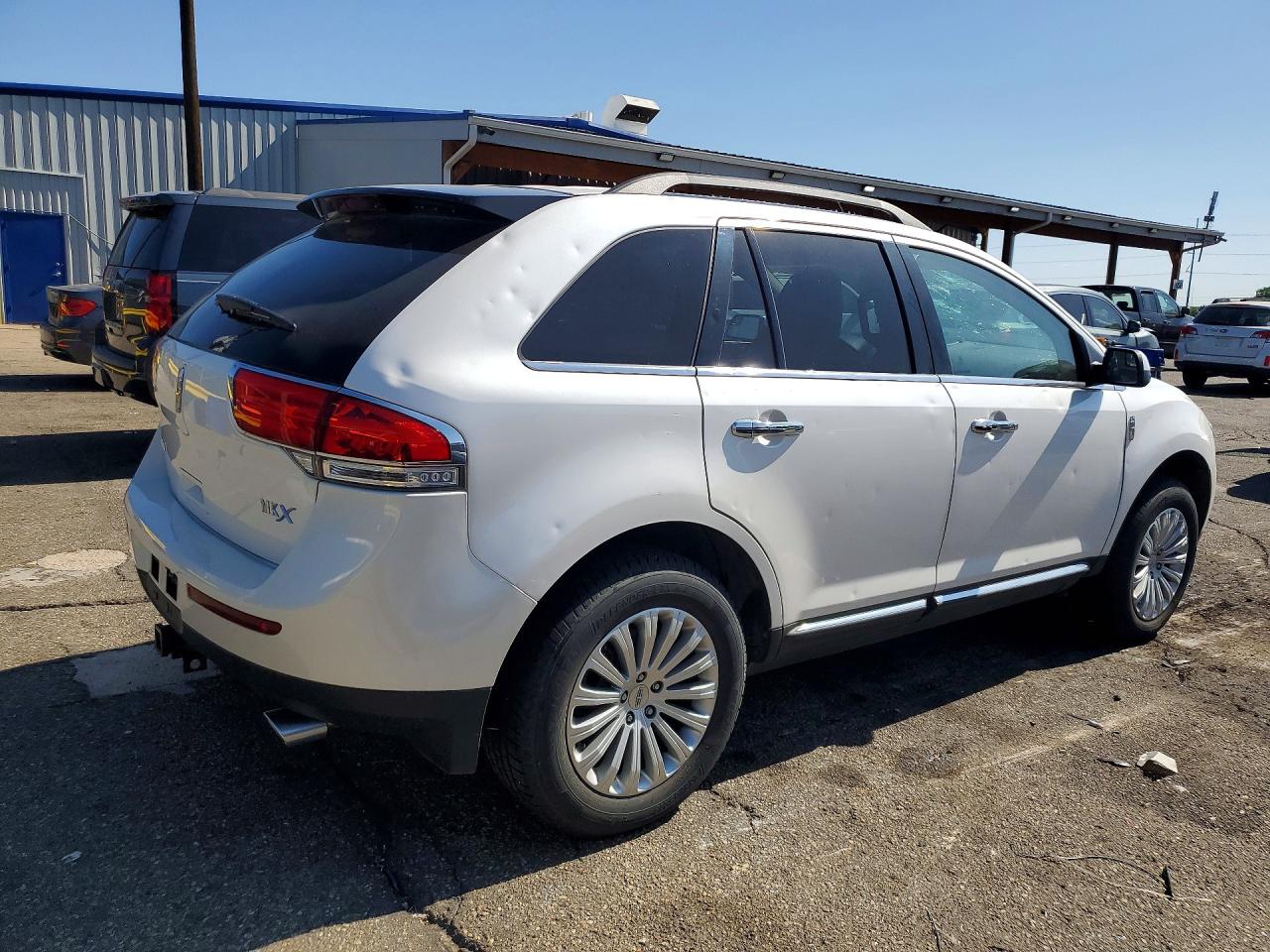 2011 Lincoln Mkx White vin: 2LMDJ6JK7BBJ23409