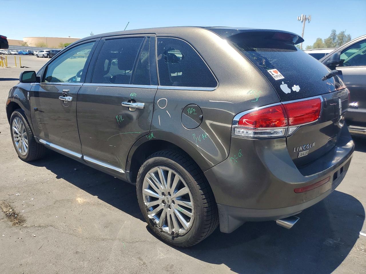 2011 Lincoln Mkx Brown vin: 2LMDJ6JK7BBJ25810