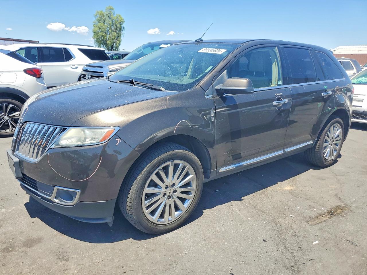 2011 Lincoln Mkx Brown vin: 2LMDJ6JK7BBJ25810
