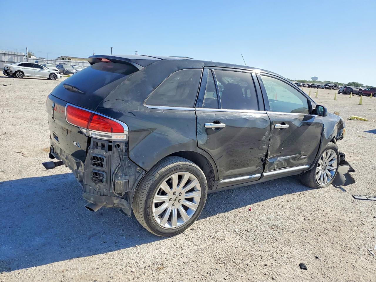 2013 Lincoln Mkx Black vin: 2LMDJ6JK7DBL04898