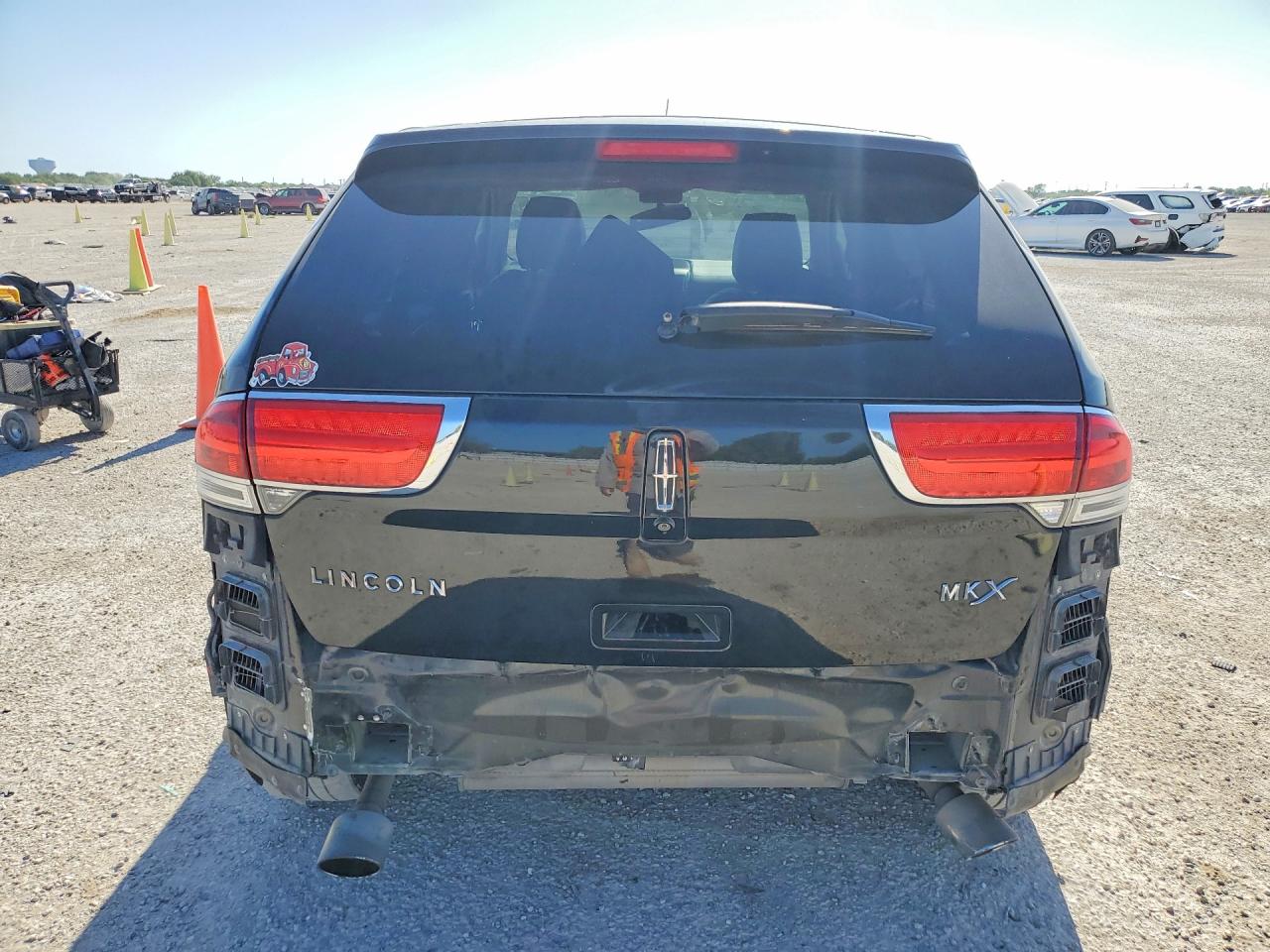 2013 Lincoln Mkx Black vin: 2LMDJ6JK7DBL04898