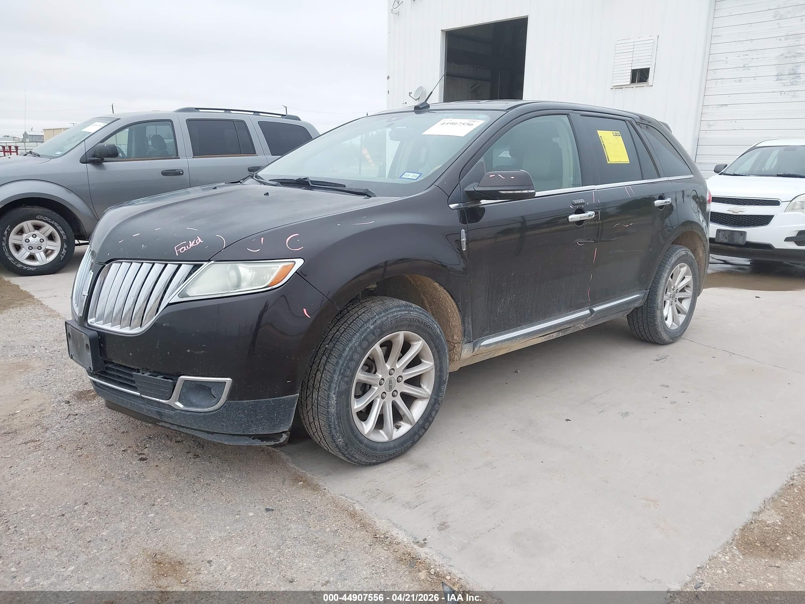 2013 Lincoln Mkx   Black vin: 2LMDJ6JK7DBL08918