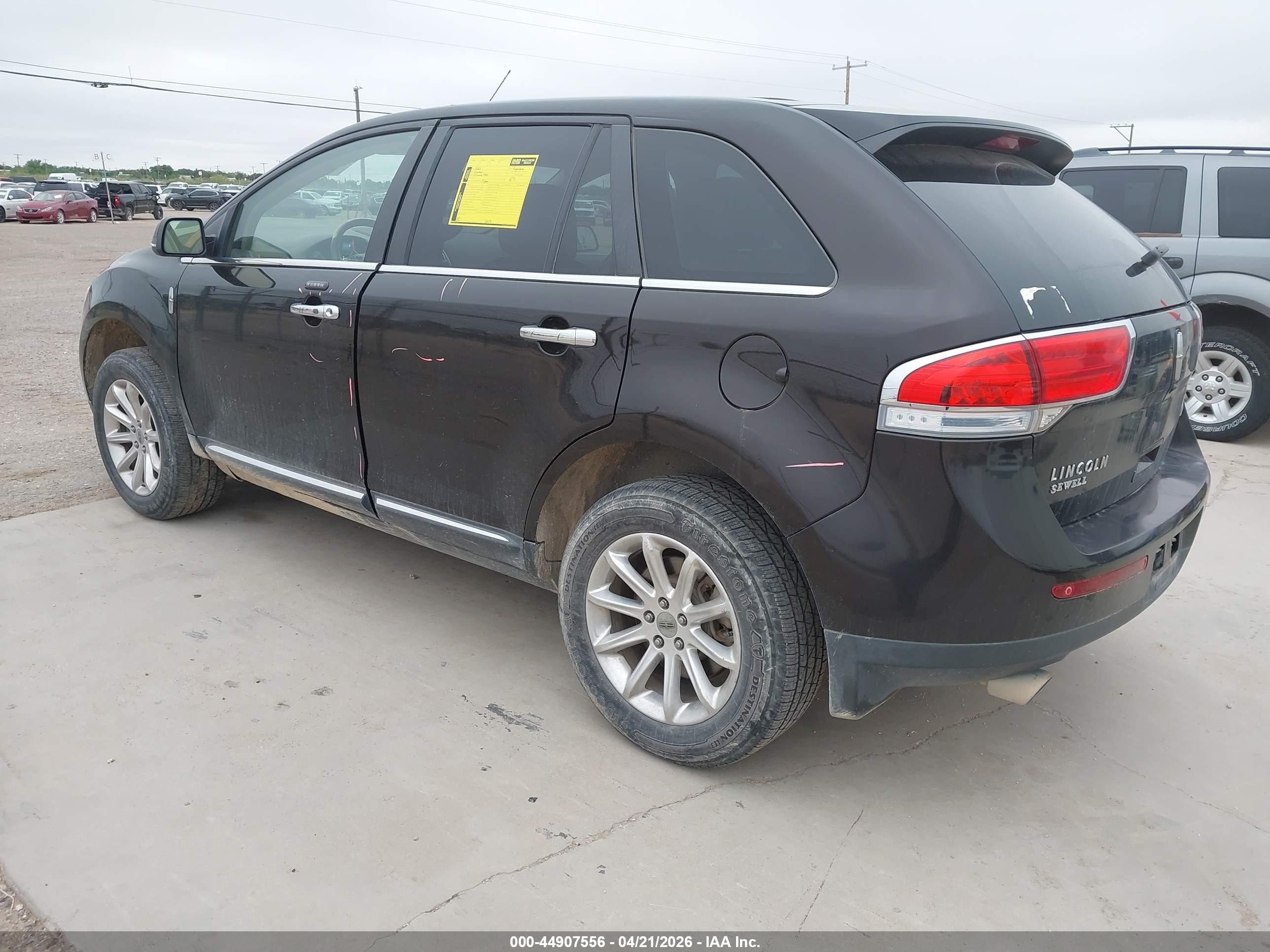 2013 Lincoln Mkx   Black vin: 2LMDJ6JK7DBL08918