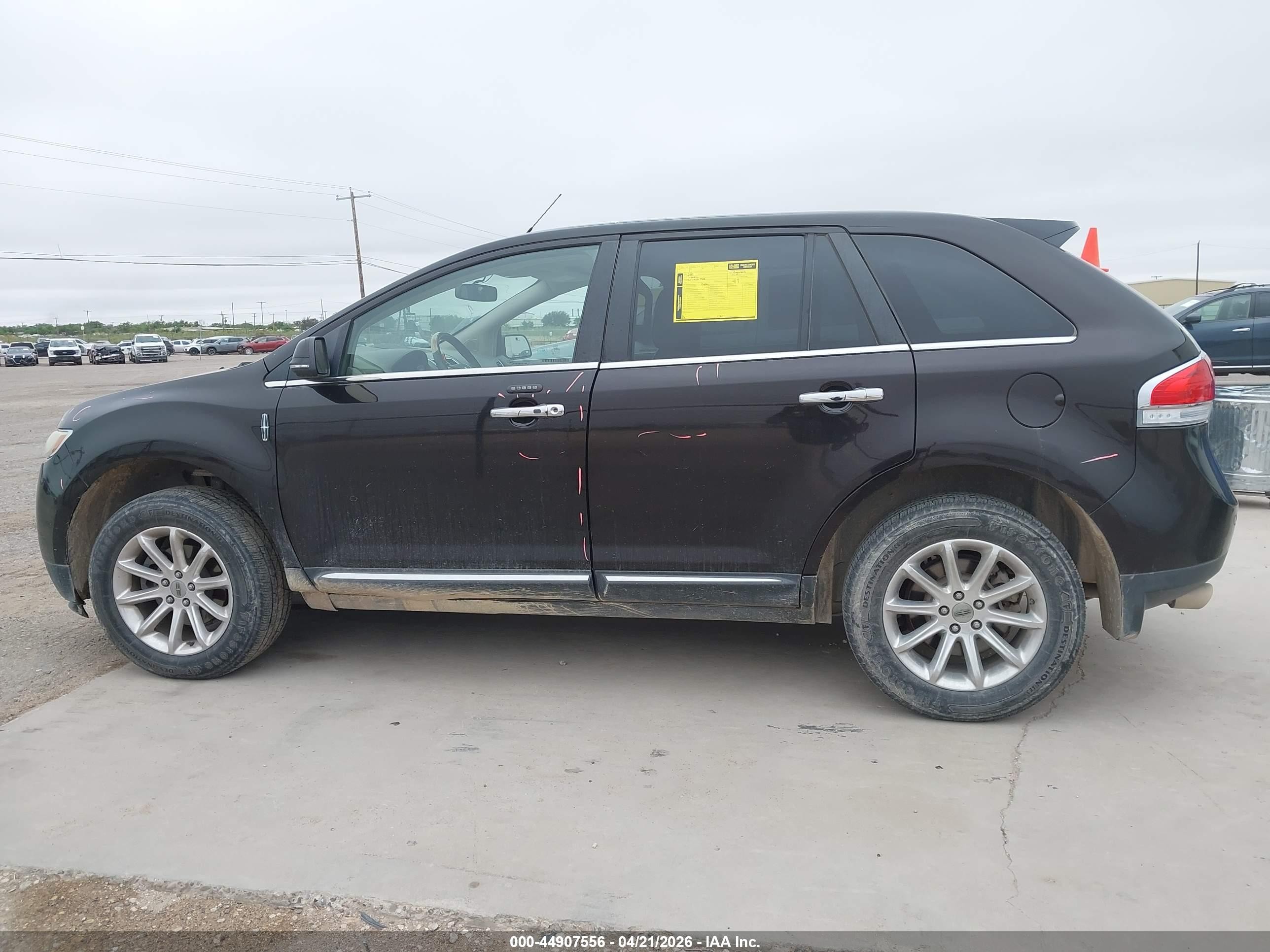 2013 Lincoln Mkx   Black vin: 2LMDJ6JK7DBL08918
