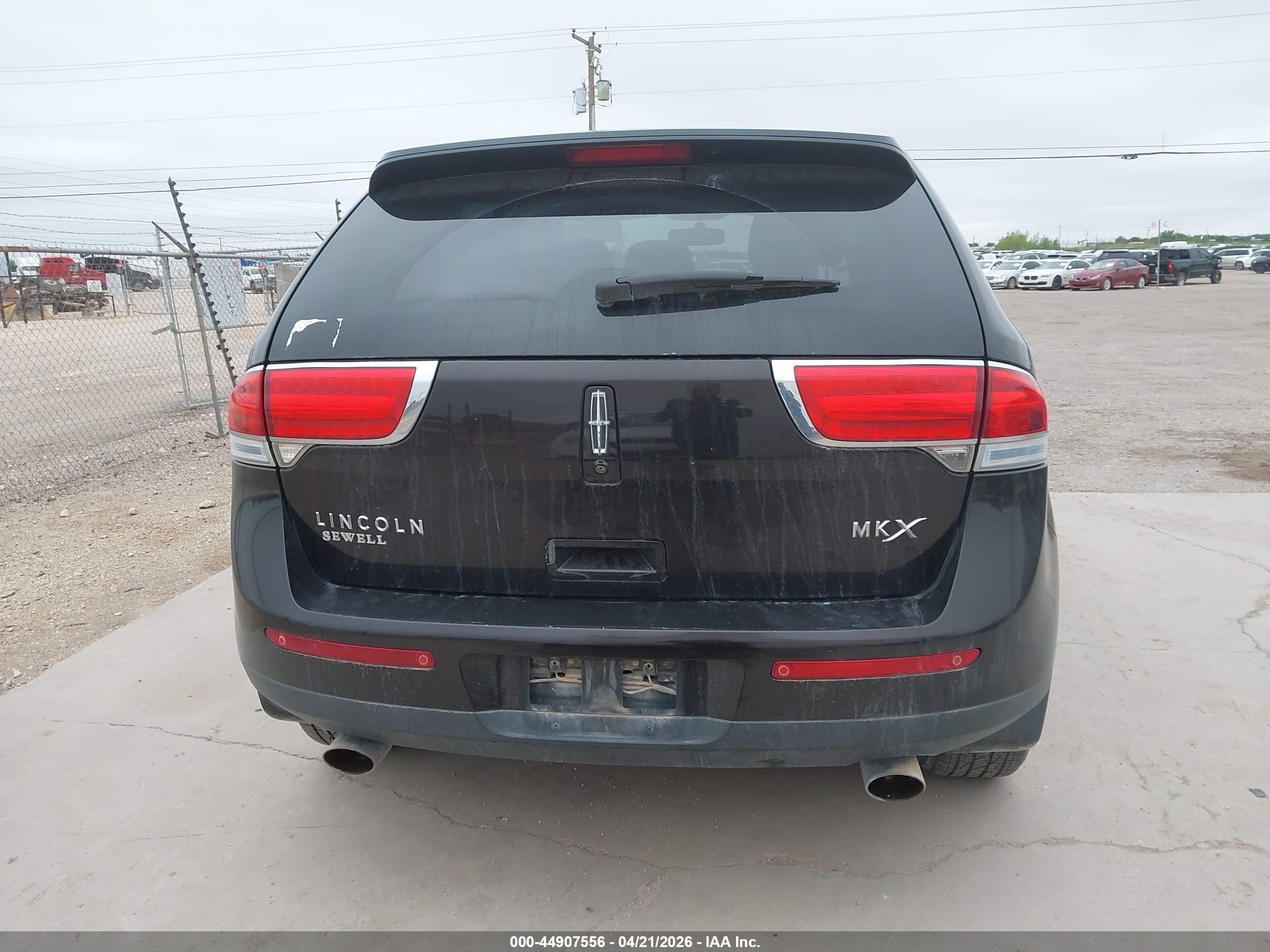 2013 Lincoln Mkx   Black vin: 2LMDJ6JK7DBL08918