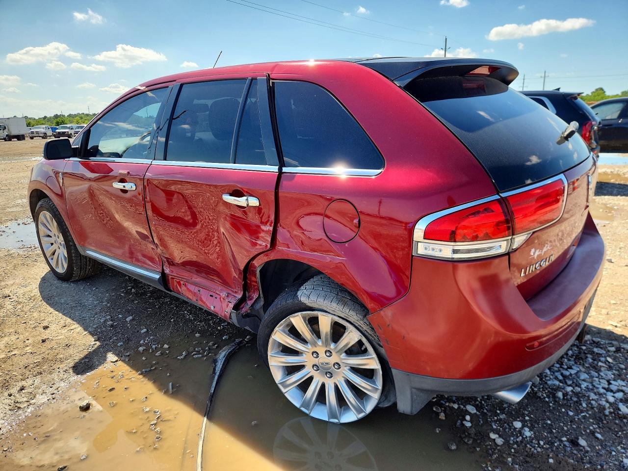 2013 Lincoln Mkx Red vin: 2LMDJ6JK7DBL11799