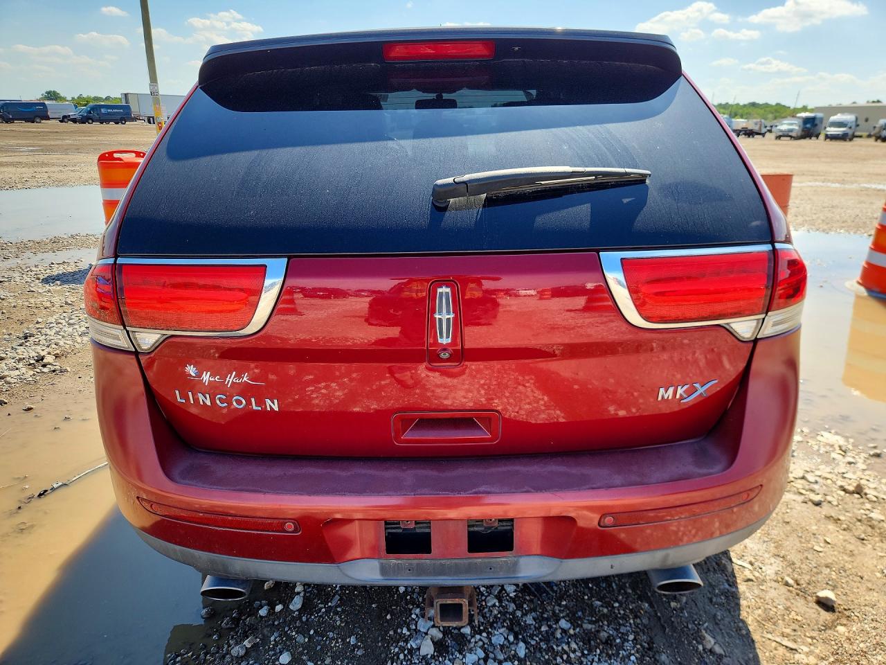 2013 Lincoln Mkx Red vin: 2LMDJ6JK7DBL11799