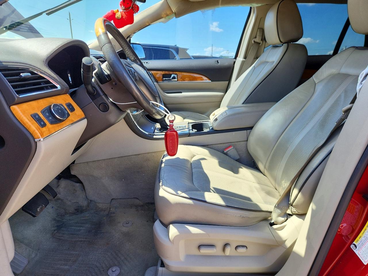 2013 Lincoln Mkx Red vin: 2LMDJ6JK7DBL11799