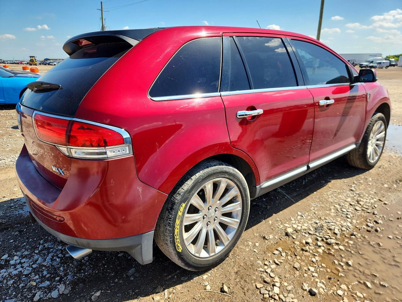 2013 Lincoln Mkx Red vin: 2LMDJ6JK7DBL11799