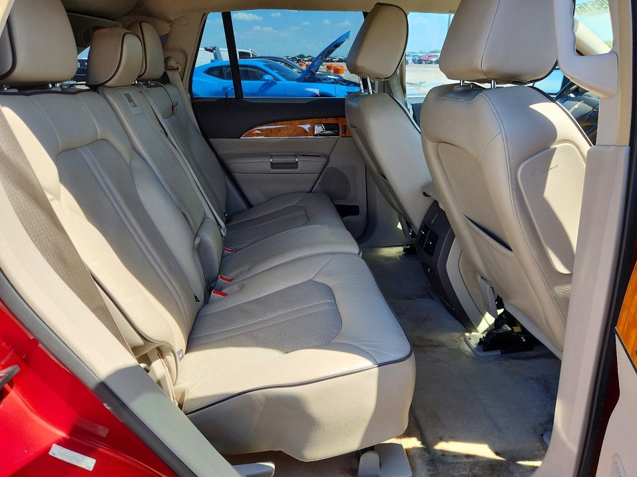 2013 Lincoln Mkx Red vin: 2LMDJ6JK7DBL11799