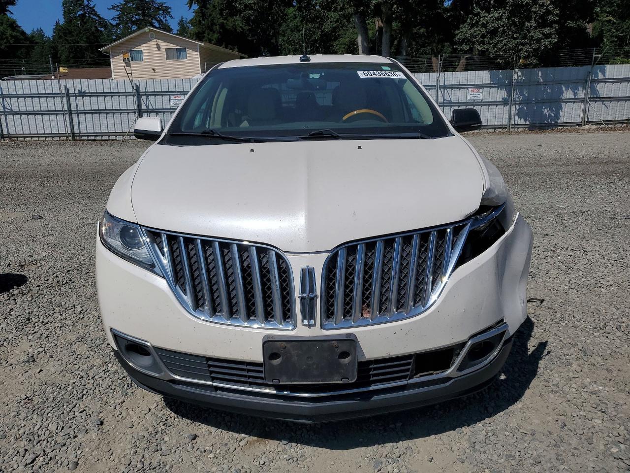 2013 Lincoln Mkx White vin: 2LMDJ6JK7DBL18526