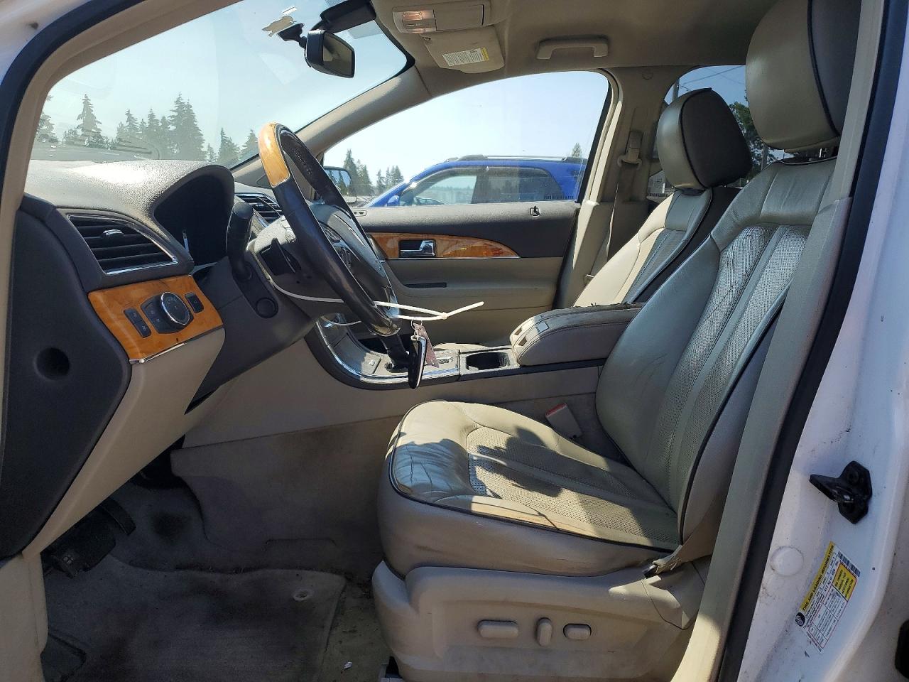 2013 Lincoln Mkx White vin: 2LMDJ6JK7DBL18526