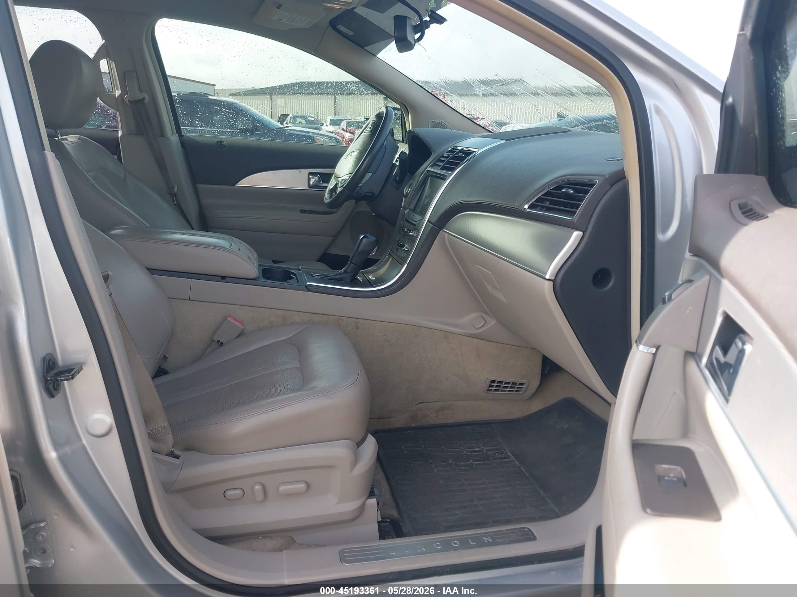 2013 Lincoln Mkx   Silver vin: 2LMDJ6JK7DBL22463