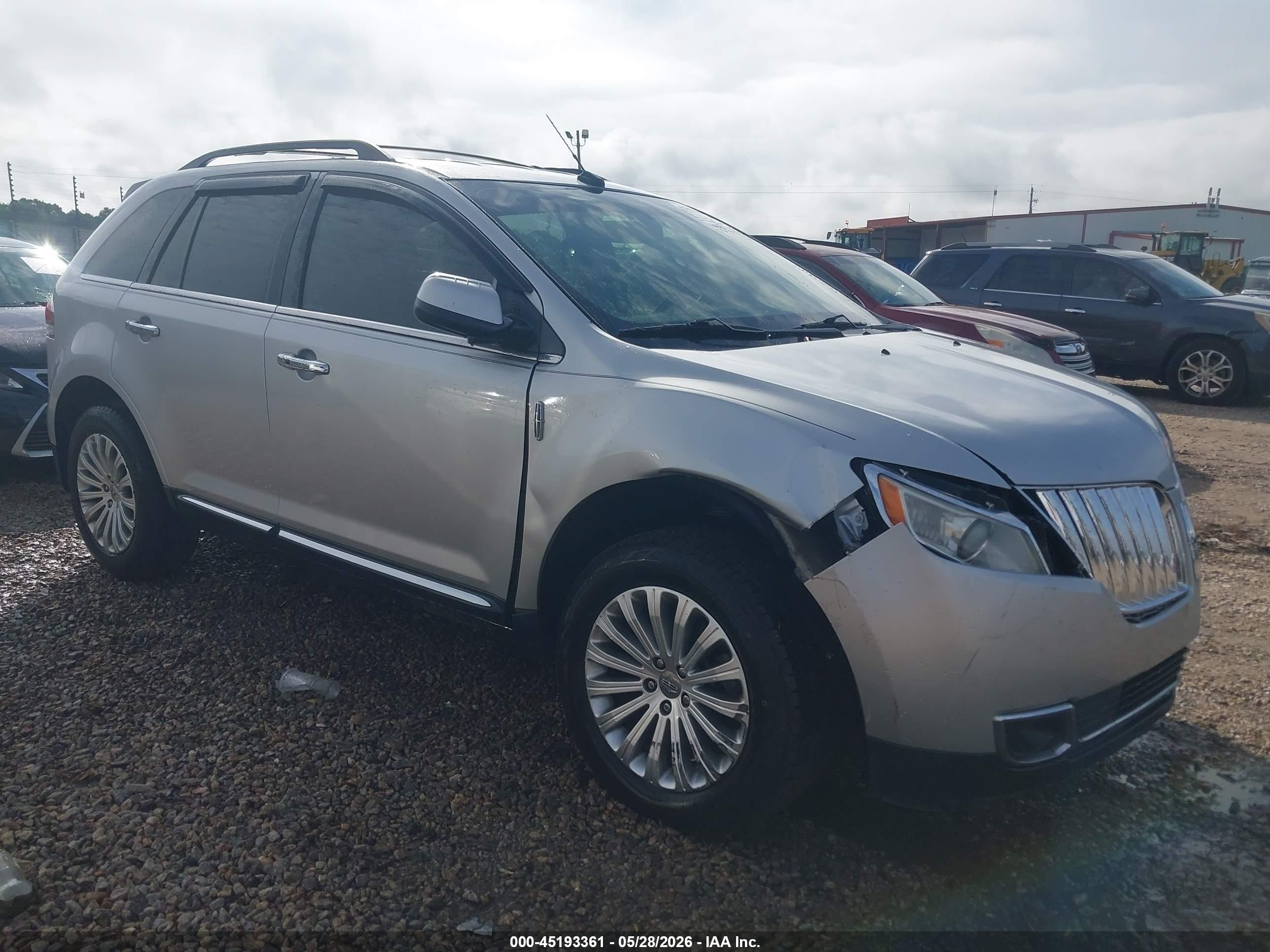 2013 Lincoln Mkx   Silver vin: 2LMDJ6JK7DBL22463