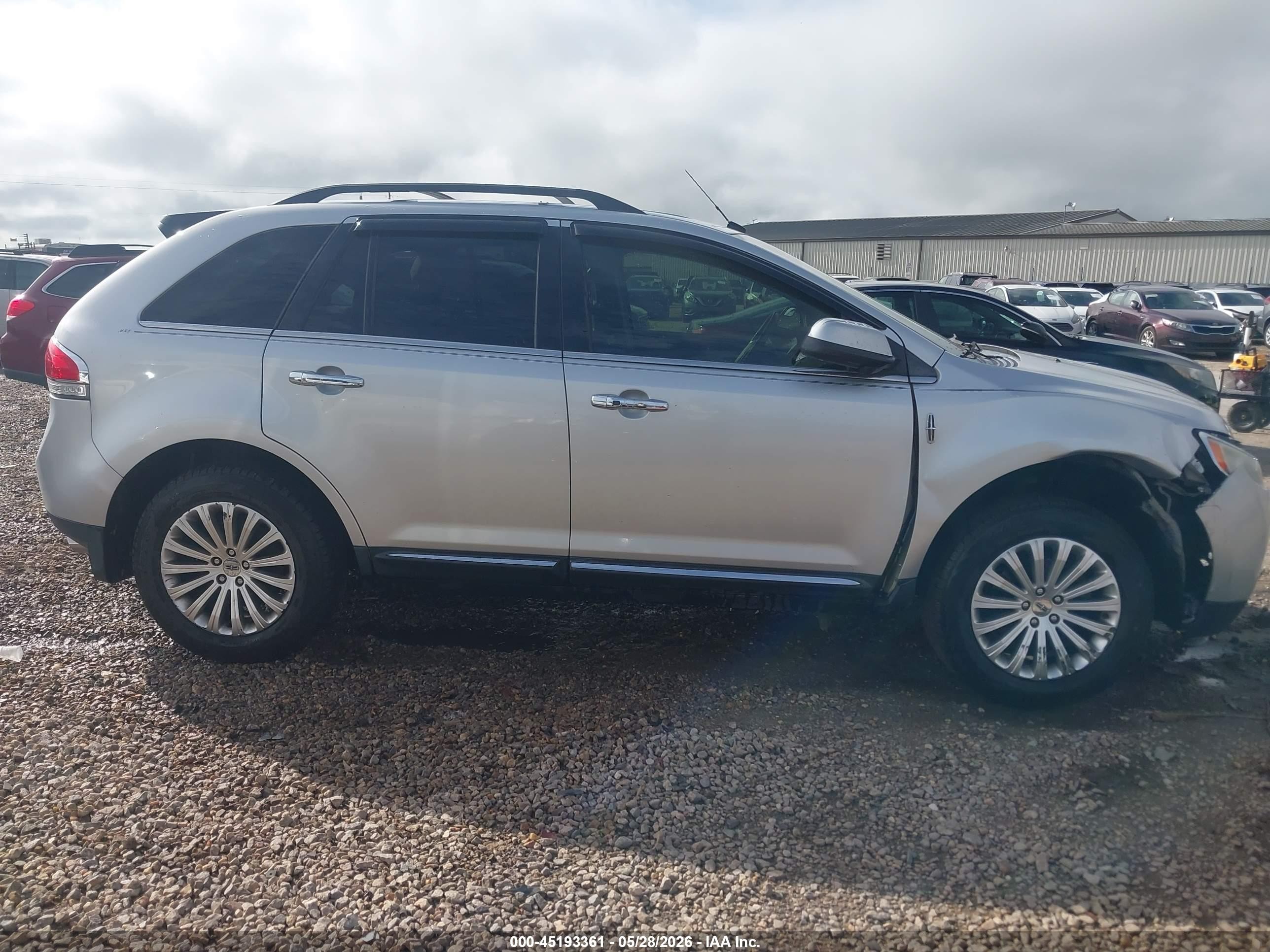 2013 Lincoln Mkx   Silver vin: 2LMDJ6JK7DBL22463