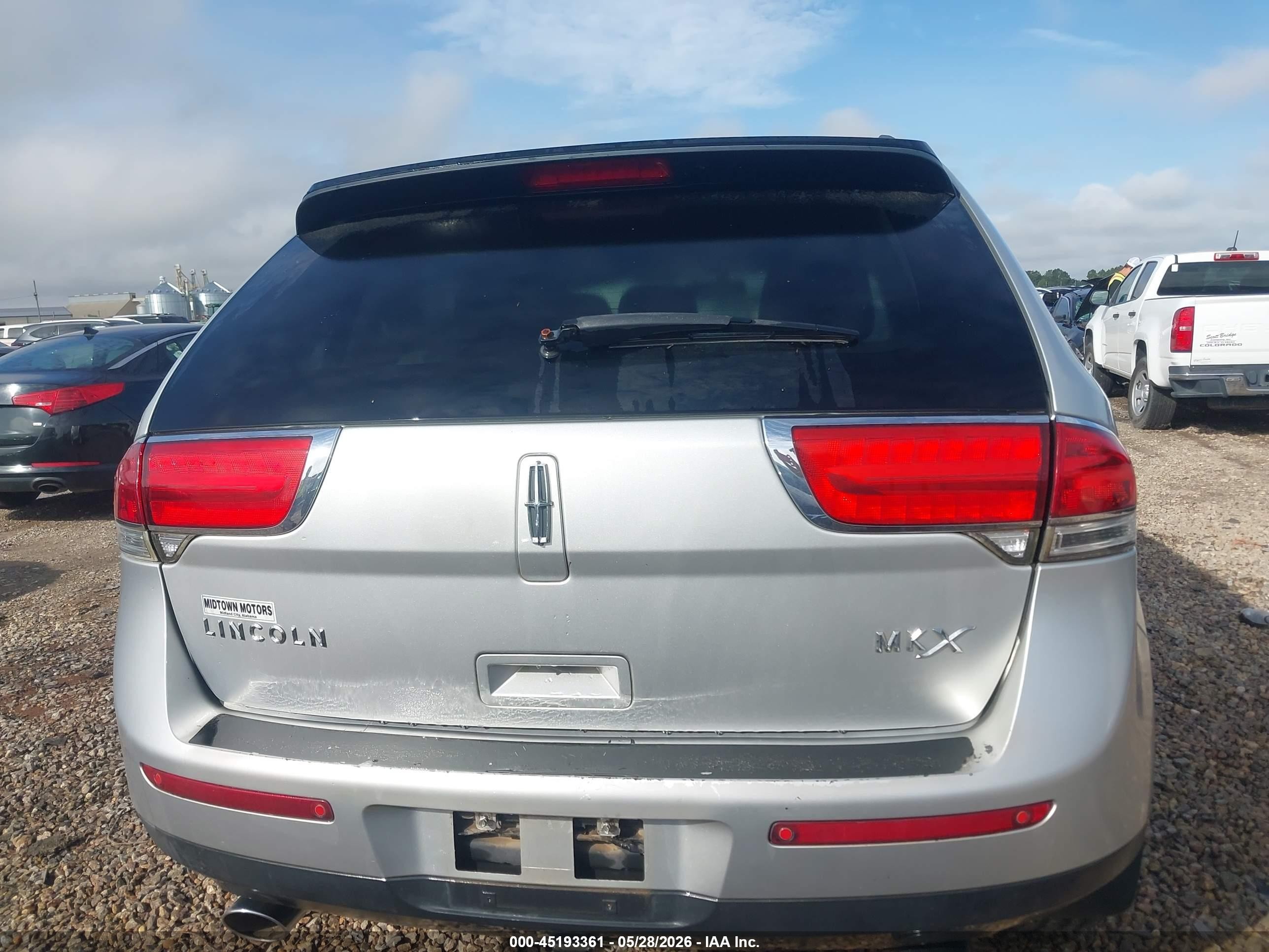 2013 Lincoln Mkx   Silver vin: 2LMDJ6JK7DBL22463