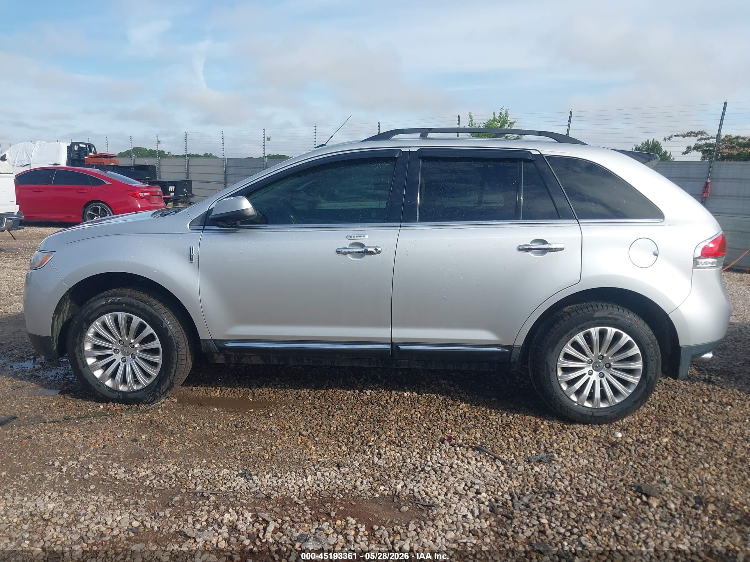 2013 Lincoln Mkx   Silver vin: 2LMDJ6JK7DBL22463