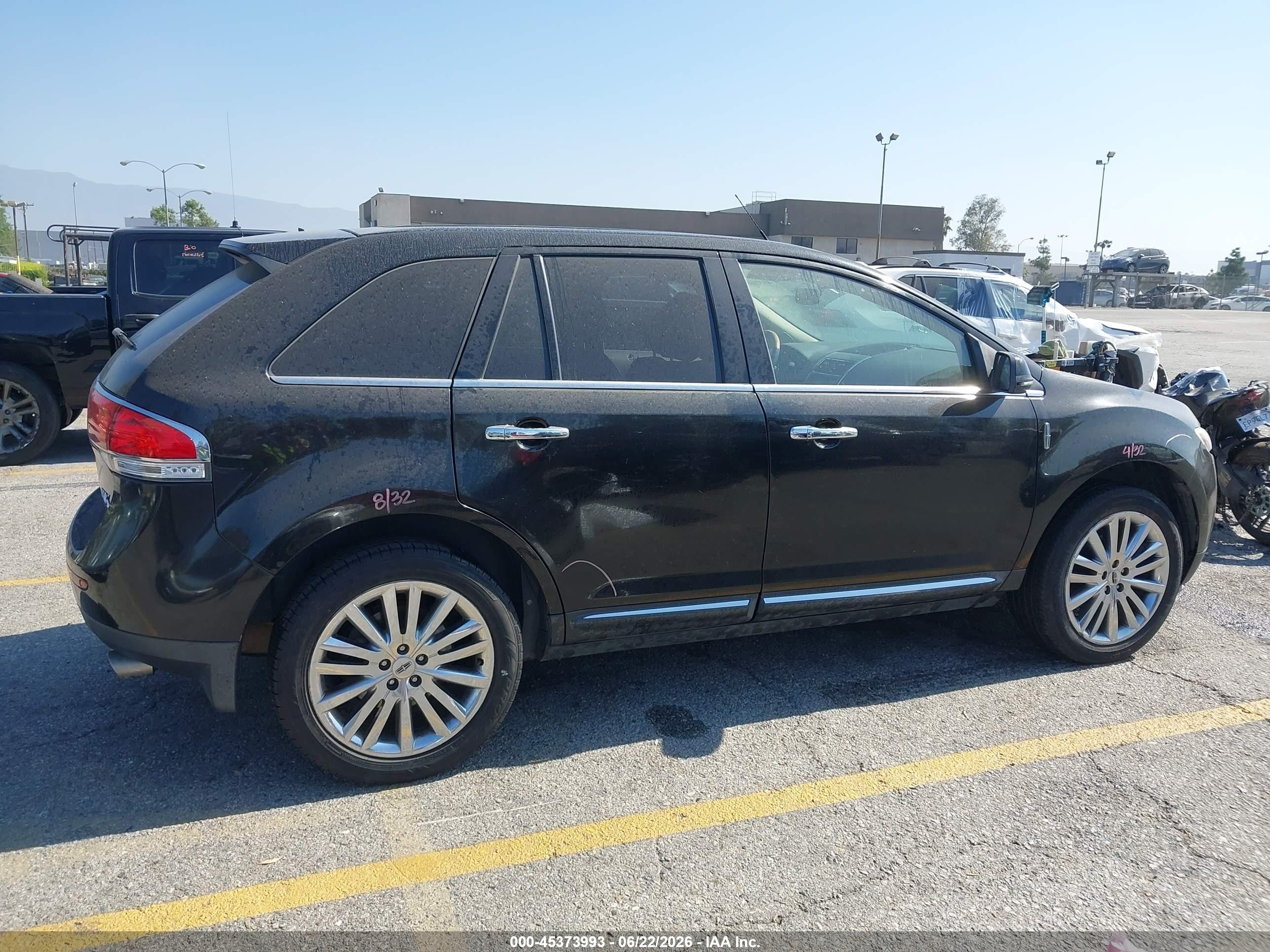 2013 Lincoln Mkx   Black vin: 2LMDJ6JK7DBL23449
