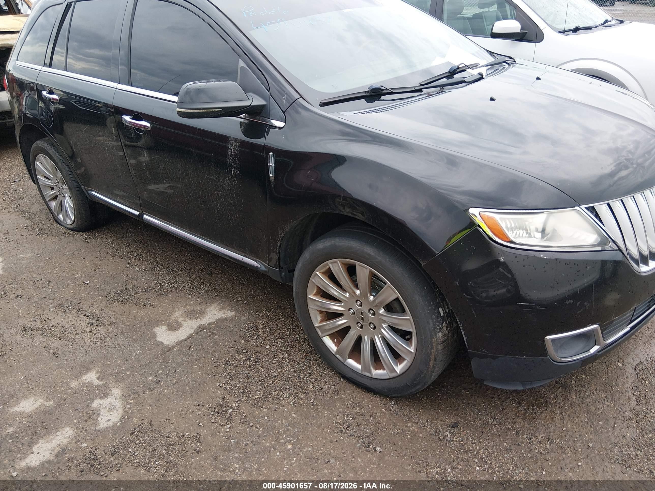 2013 Lincoln Mkx   Black vin: 2LMDJ6JK7DBL27310