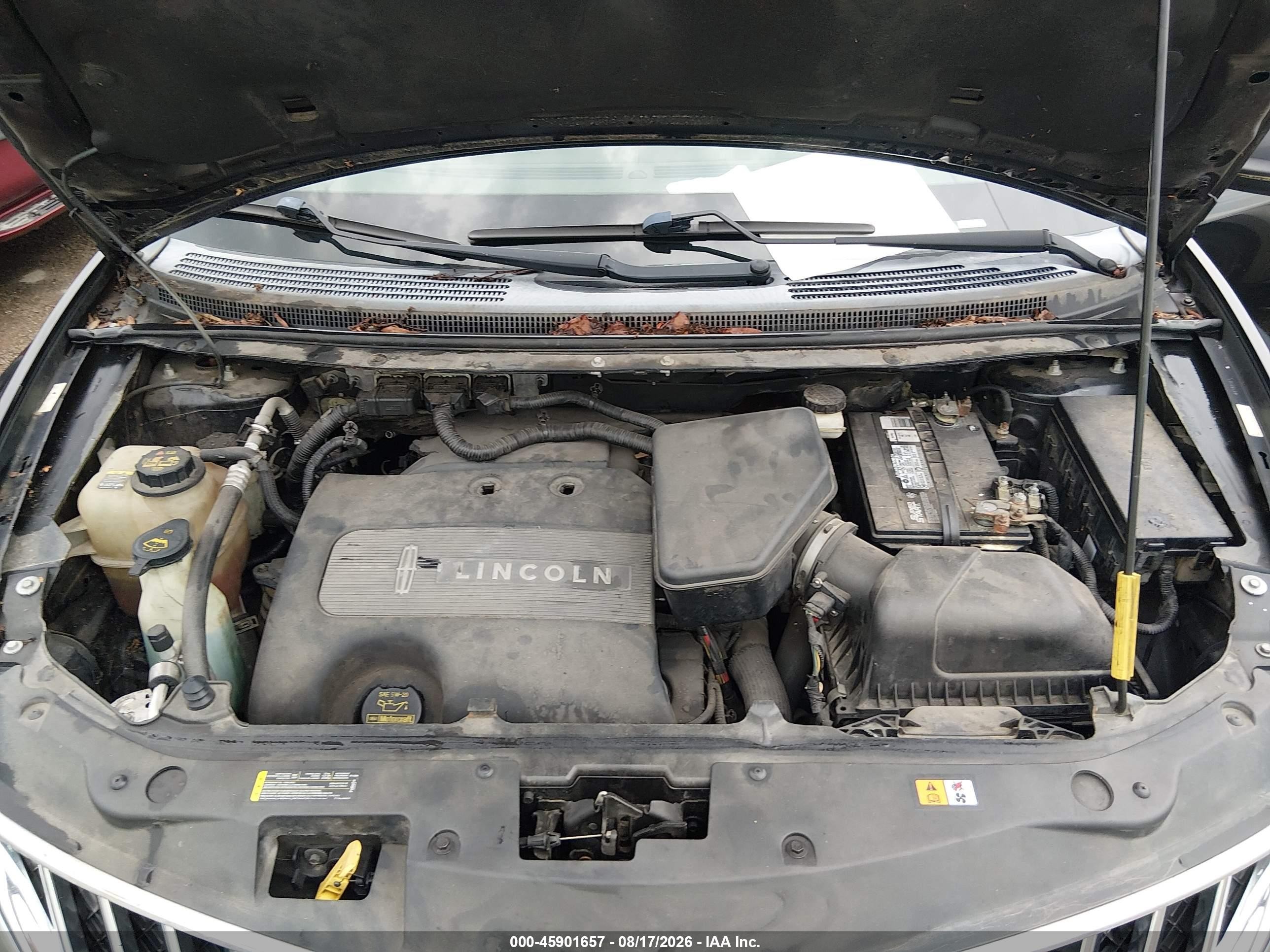 2013 Lincoln Mkx   Black vin: 2LMDJ6JK7DBL27310