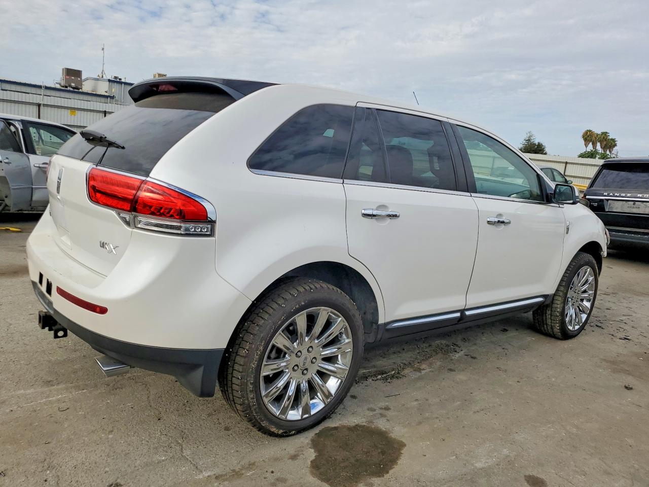 2013 Lincoln Mkx Белый vin: 2LMDJ6JK7DBL38565