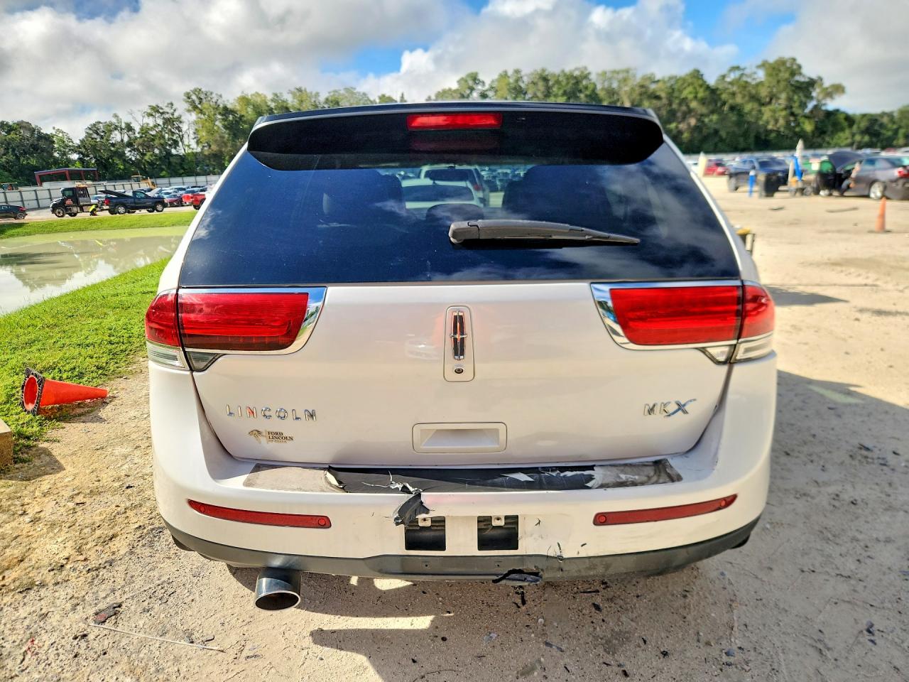 2015 Lincoln Mkx White vin: 2LMDJ6JK7FBL24751