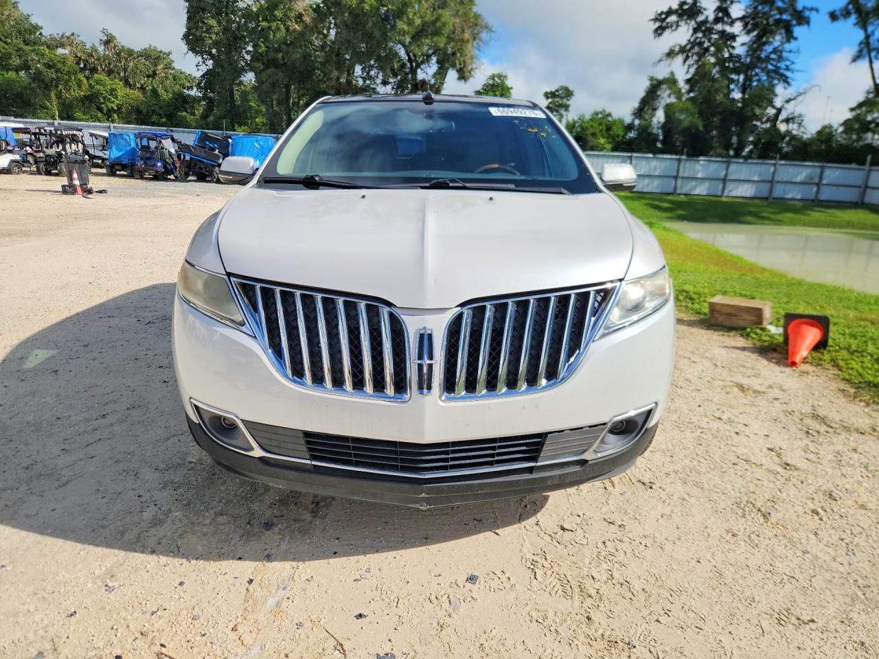 2015 Lincoln Mkx White vin: 2LMDJ6JK7FBL24751