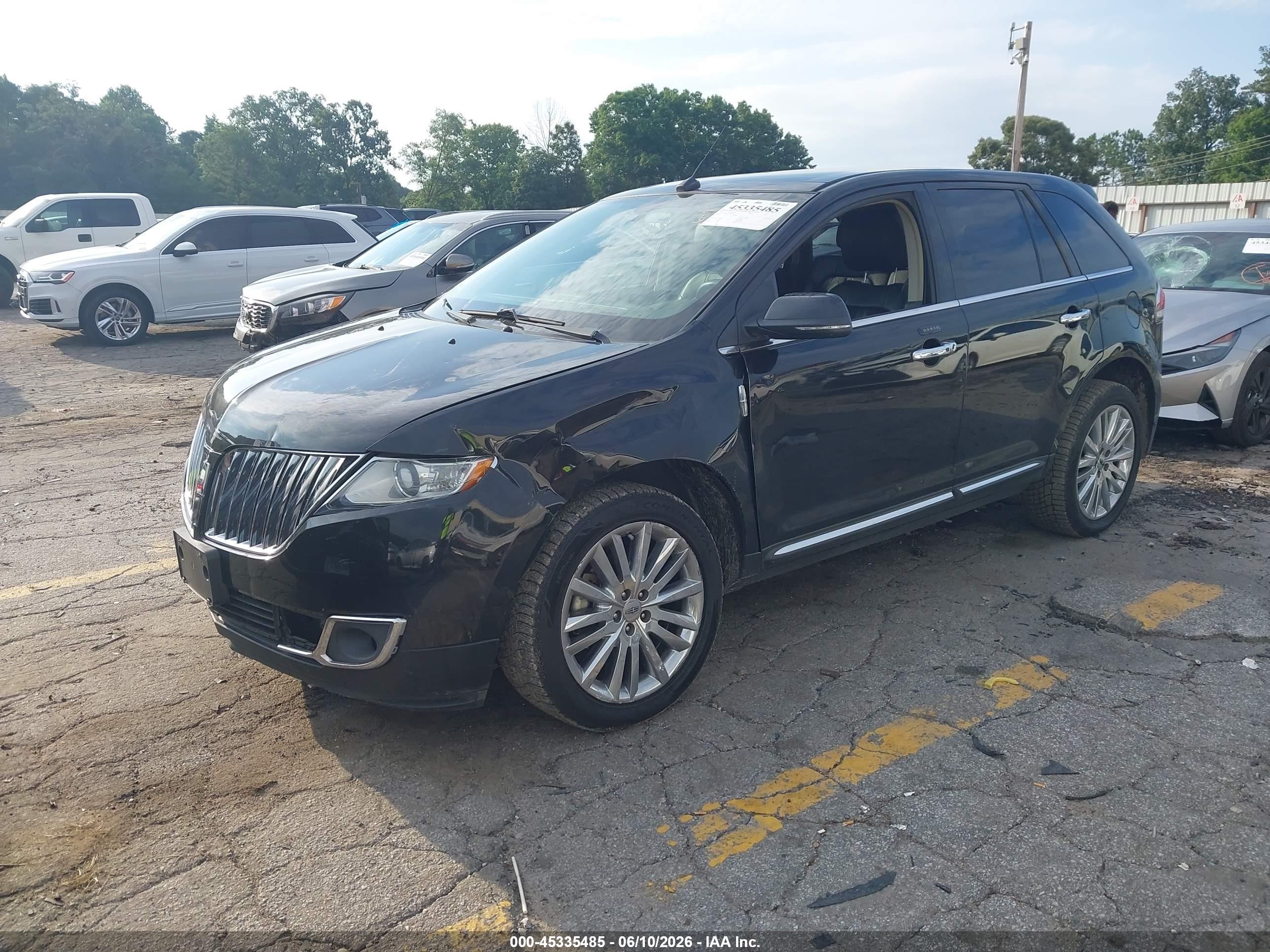 2015 Lincoln Mkx   Black vin: 2LMDJ6JK7FBL30789