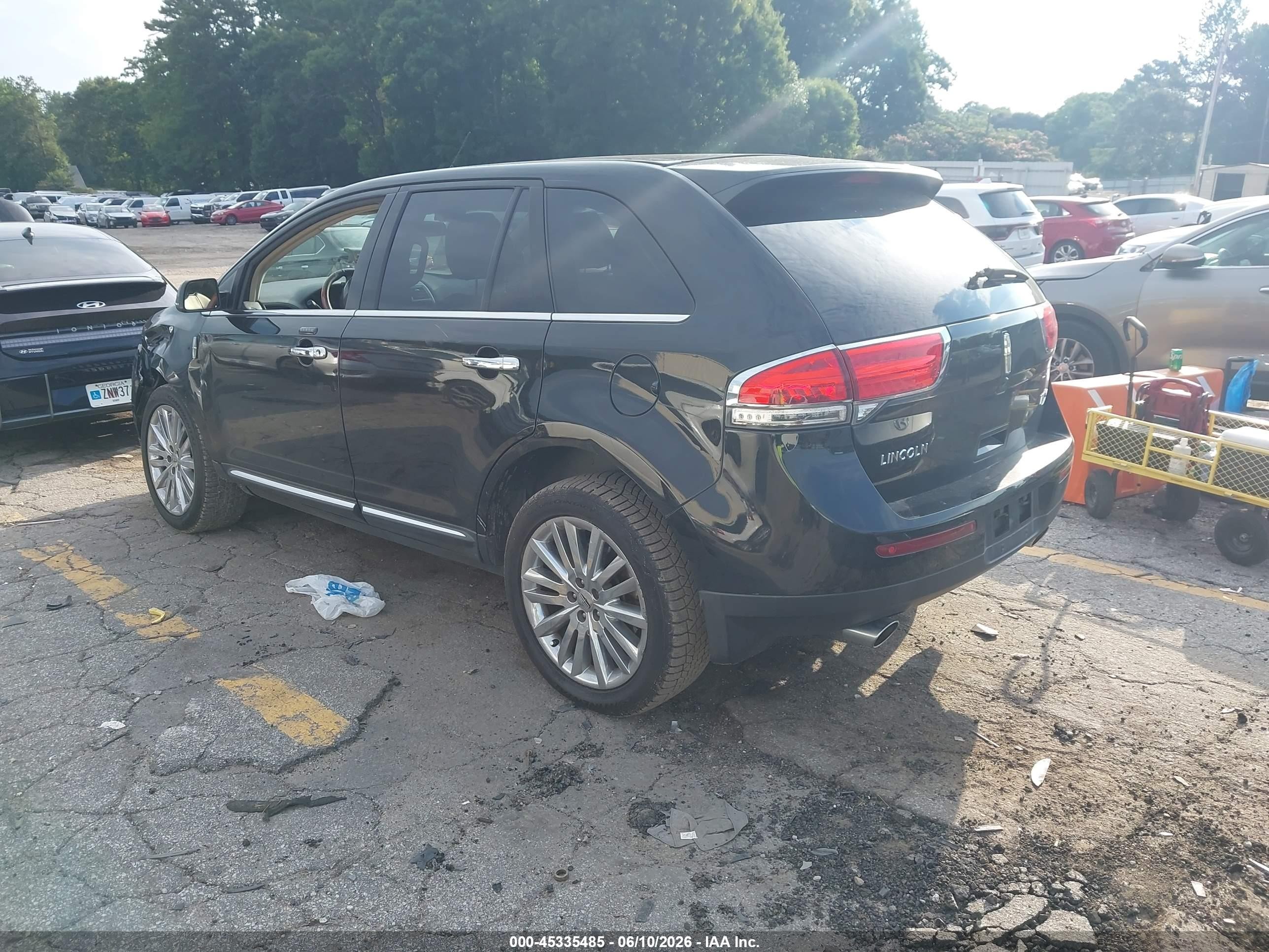2015 Lincoln Mkx   Black vin: 2LMDJ6JK7FBL30789