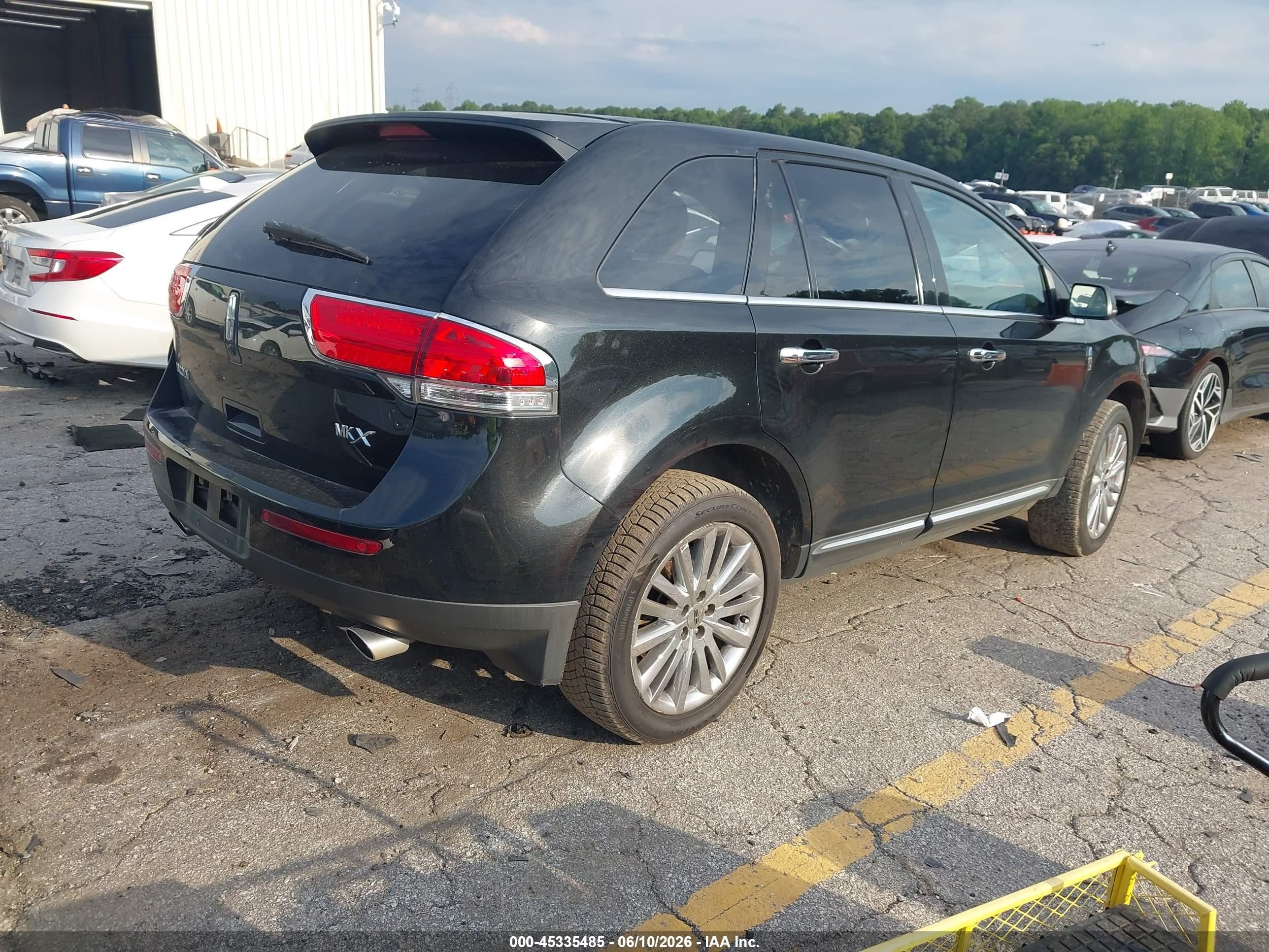 2015 Lincoln Mkx   Black vin: 2LMDJ6JK7FBL30789