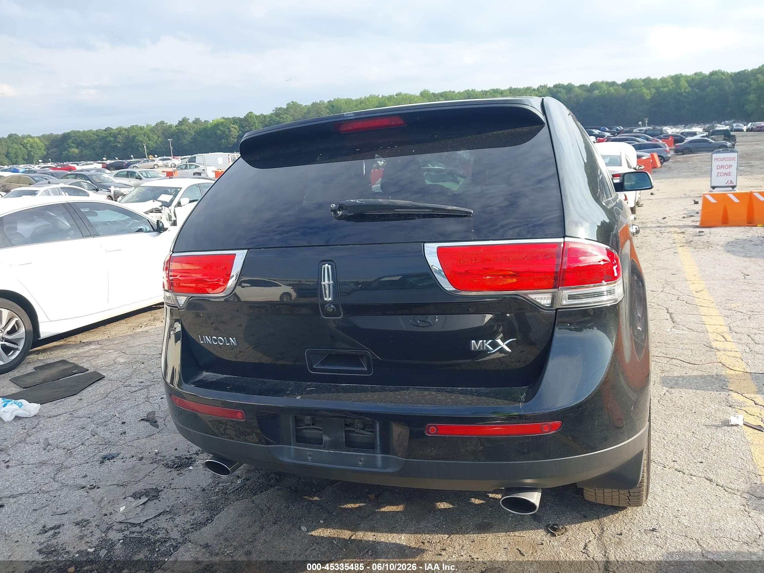2015 Lincoln Mkx   Black vin: 2LMDJ6JK7FBL30789