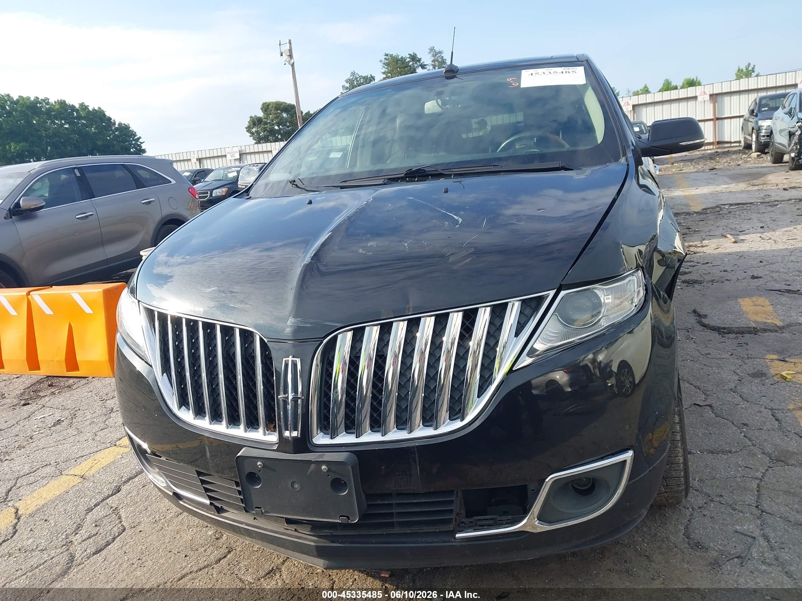 2015 Lincoln Mkx   Black vin: 2LMDJ6JK7FBL30789