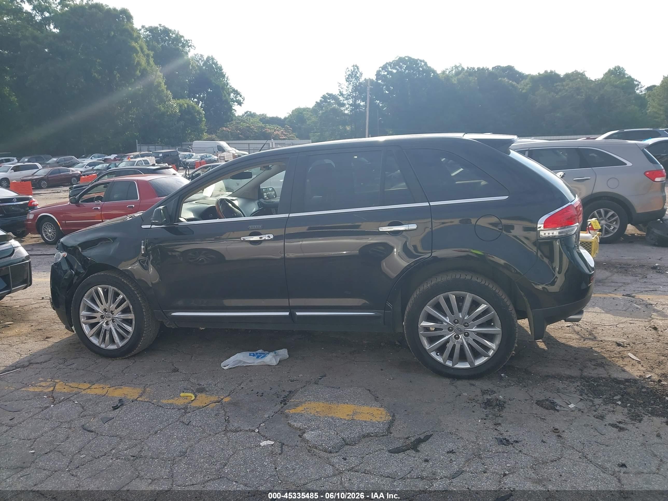 2015 Lincoln Mkx   Black vin: 2LMDJ6JK7FBL30789