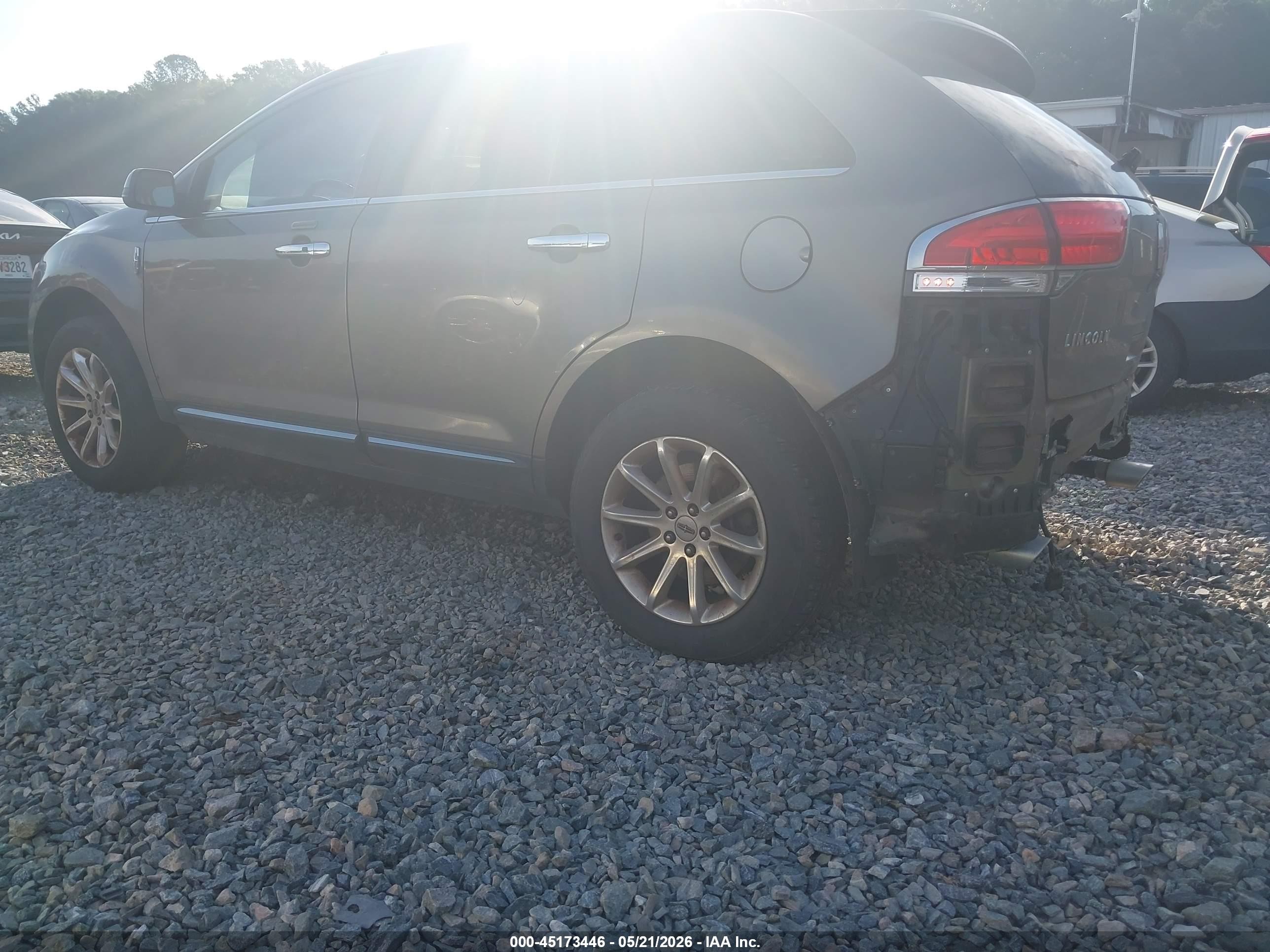 2012 Lincoln Mkx Beige vin: 2LMDJ6JK8CBL05122