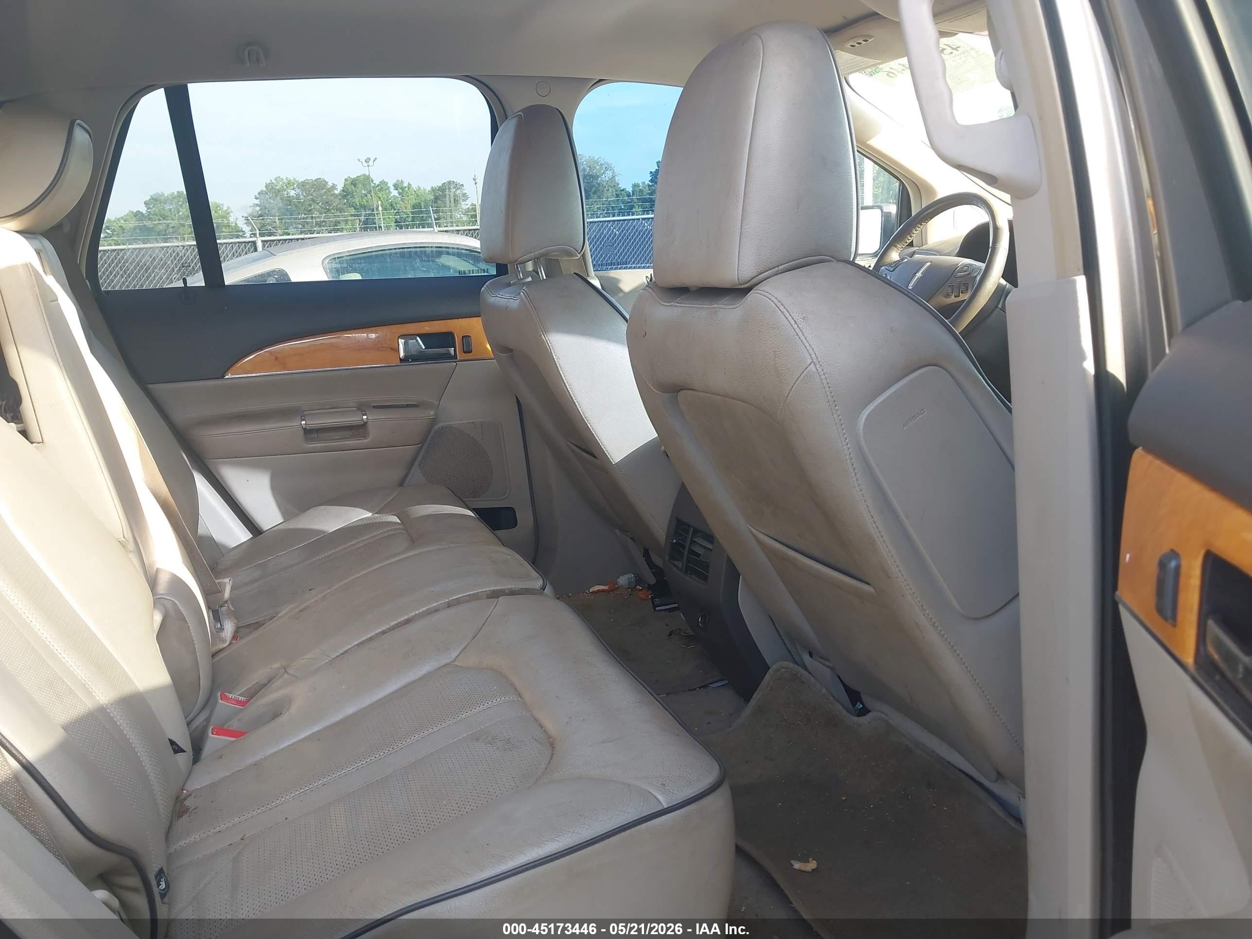 2012 Lincoln Mkx Beige vin: 2LMDJ6JK8CBL05122