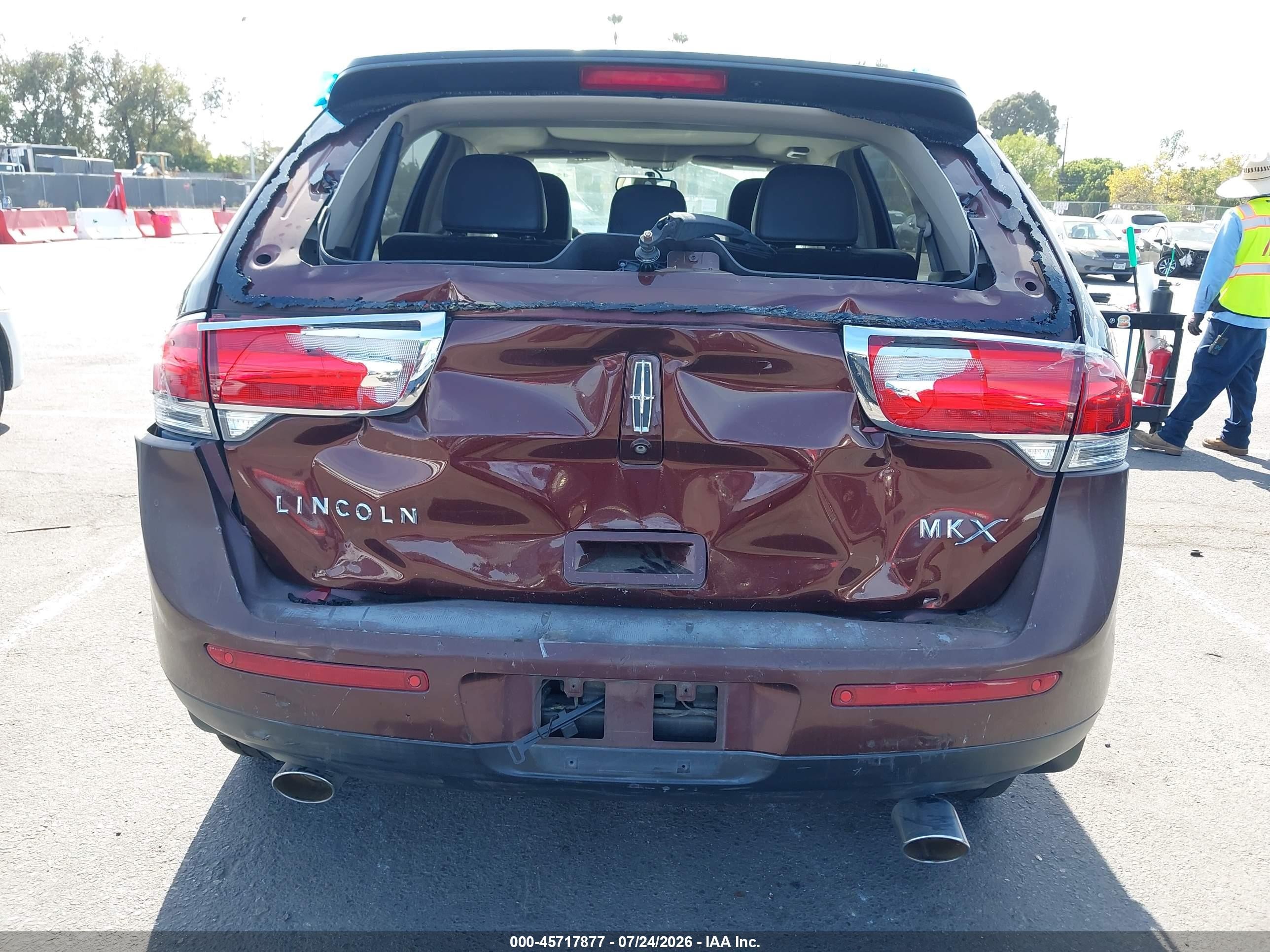 2012 Lincoln Mkx   Dark Brown vin: 2LMDJ6JK8CBL07467