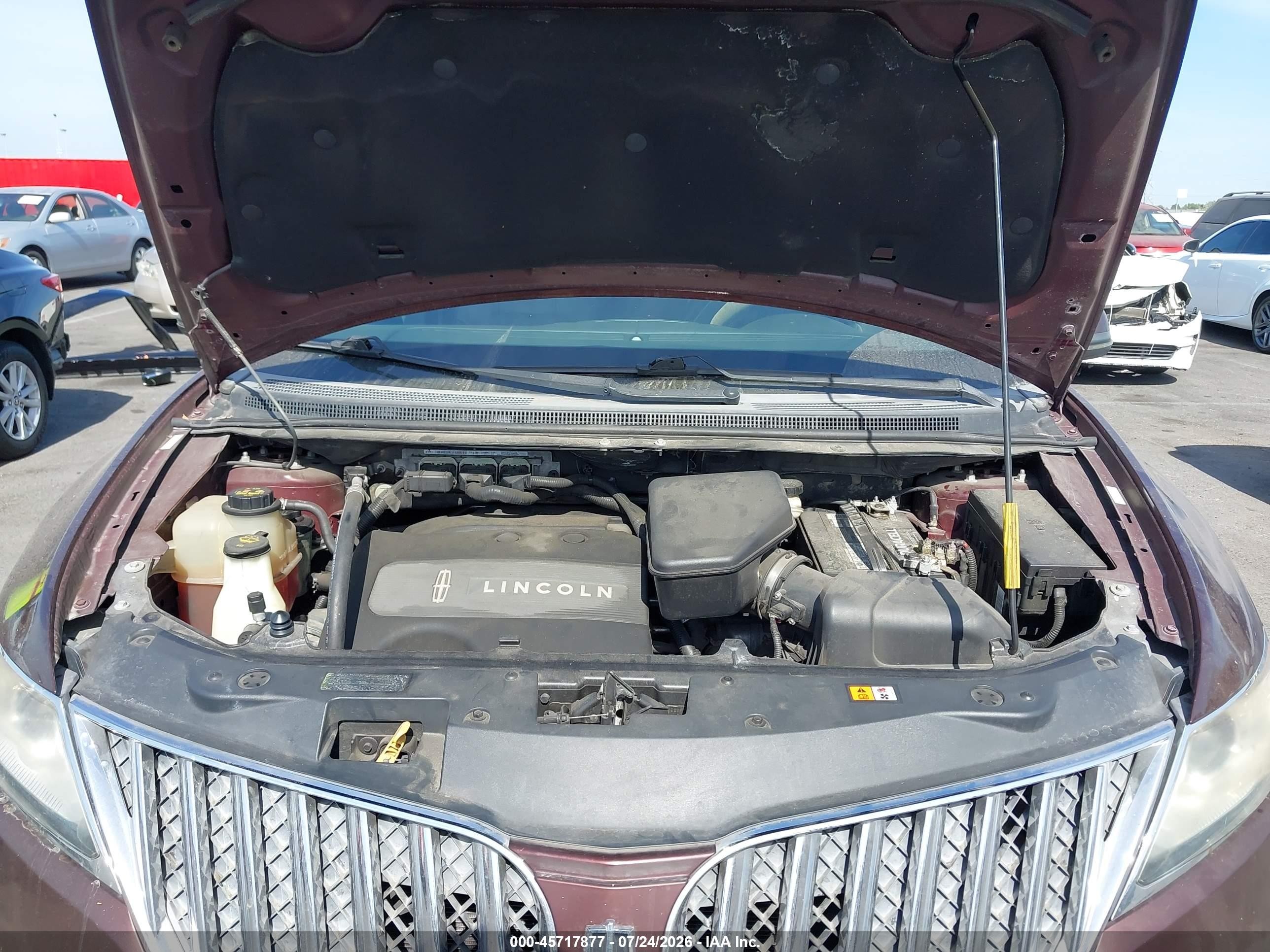 2012 Lincoln Mkx   Dark Brown vin: 2LMDJ6JK8CBL07467