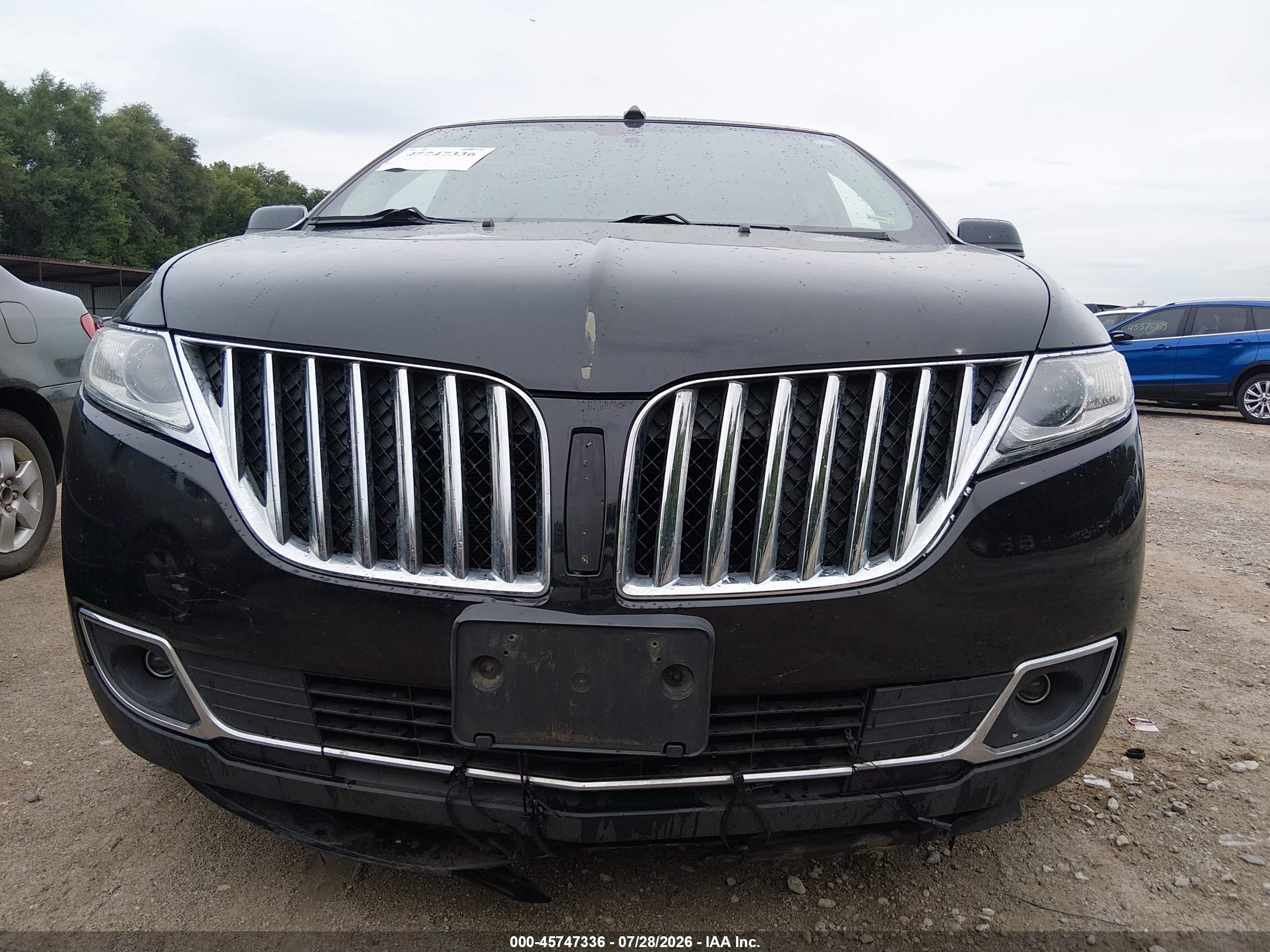 2013 Lincoln Mkx   Black vin: 2LMDJ6JK8DBL04778